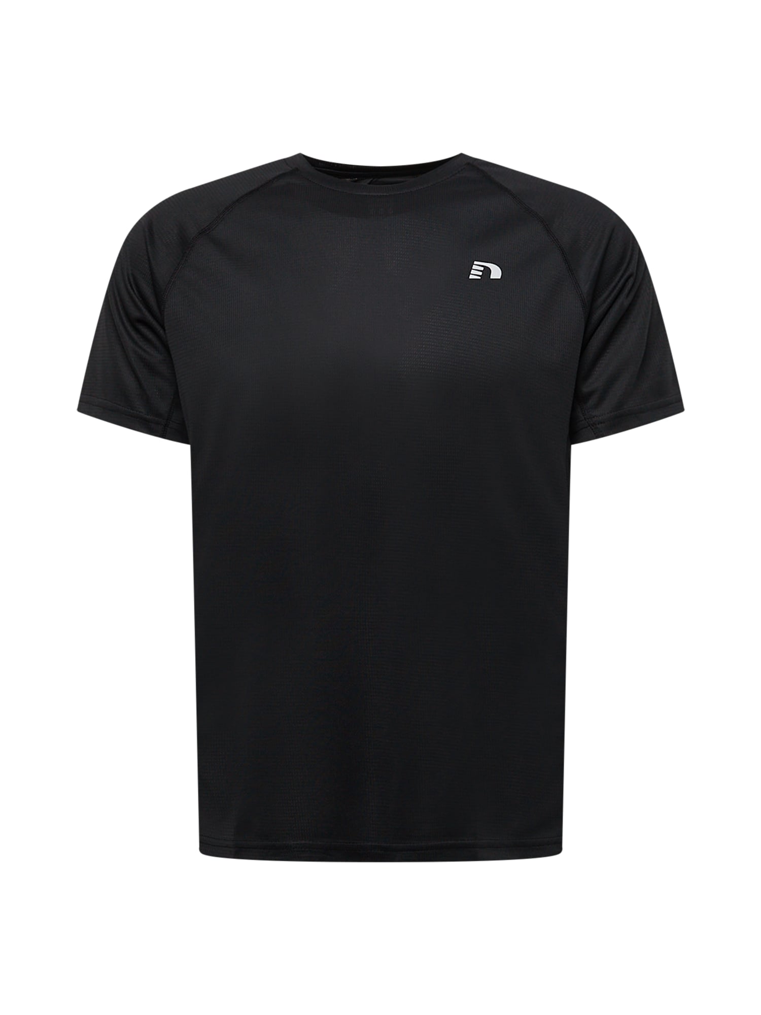 Newline Sportiniai marškinėliai juoda / balta