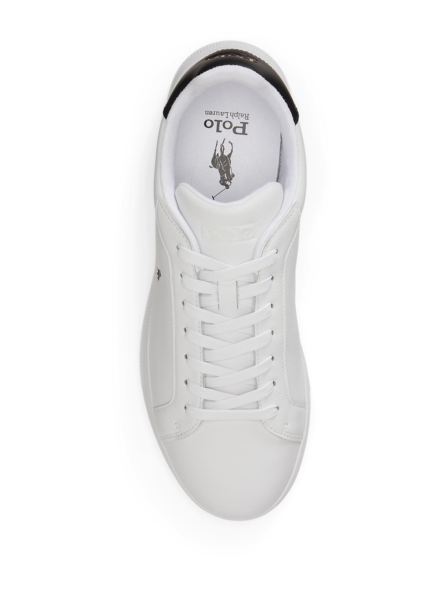 Polo Ralph Lauren Zapatillas deportivas bajas 'HRT CRT SIG' negro / blanco – imagen 3