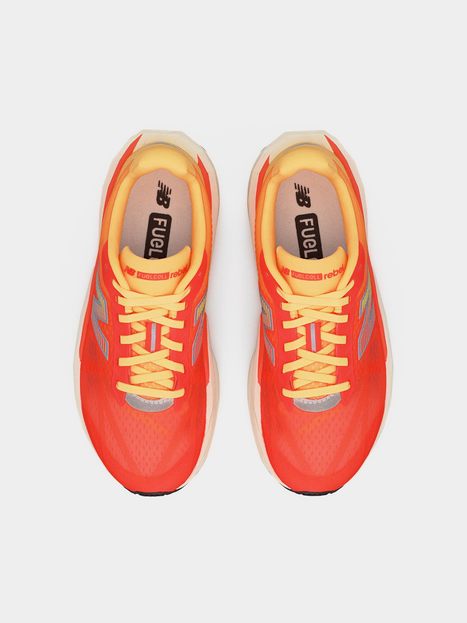 New balance Zapatillas de running 'Rebel v5' amarillo / gris claro / naranja – imagen 3