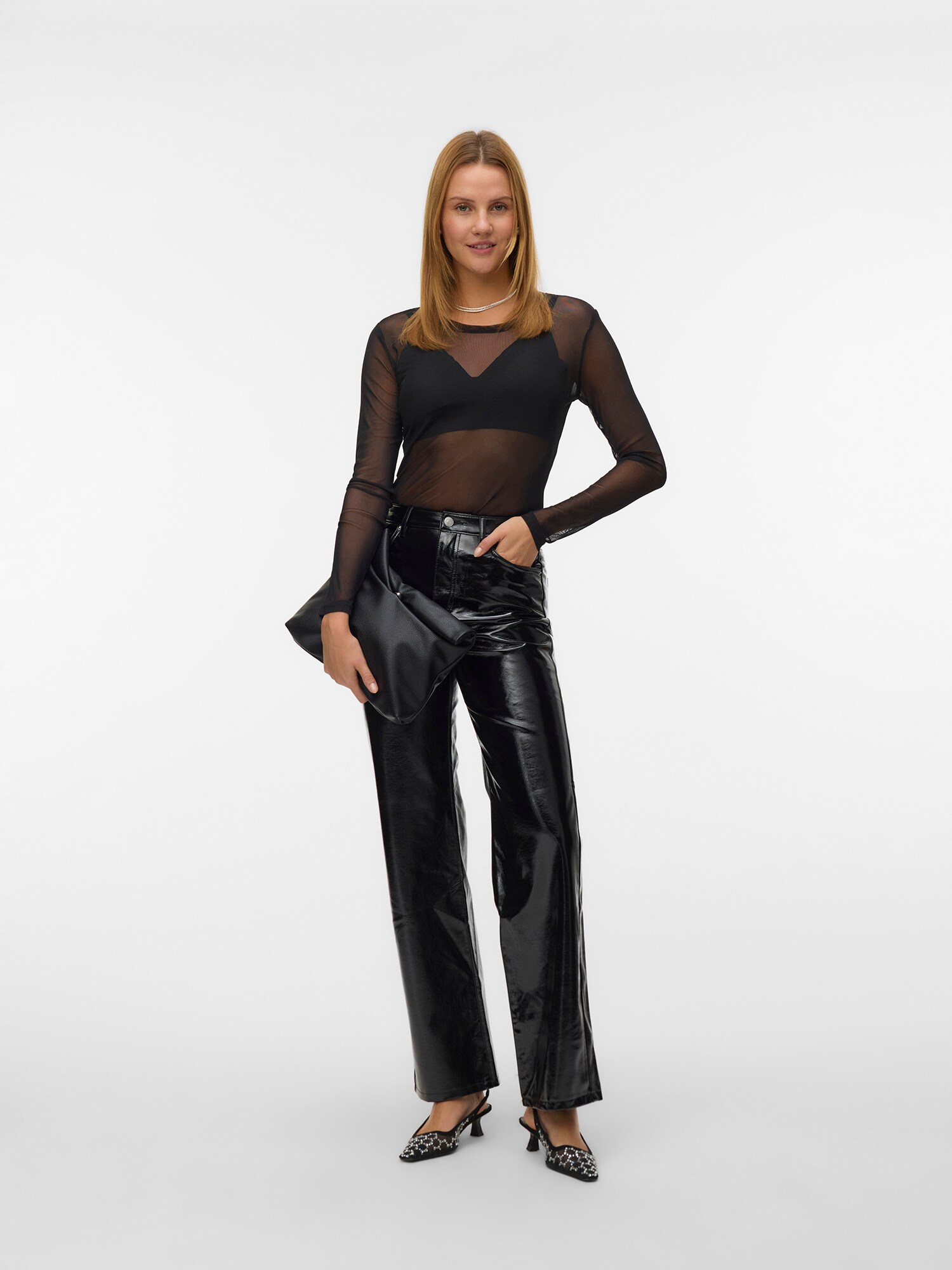 VERO MODA Džínsy 'VMTESSA'  čierna (obrázok 4)