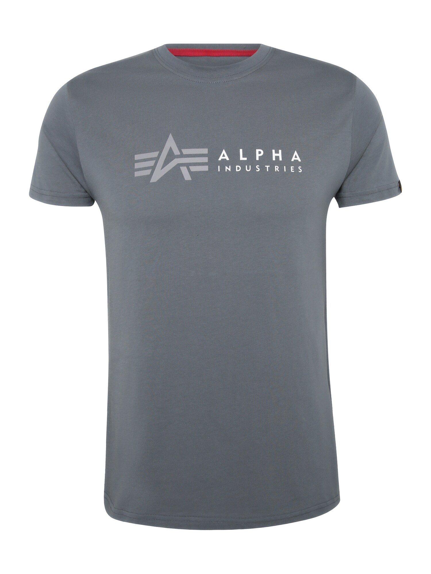 ALPHA INDUSTRIES Póló  füstkék / szürke / fehér akciós termékkép 1