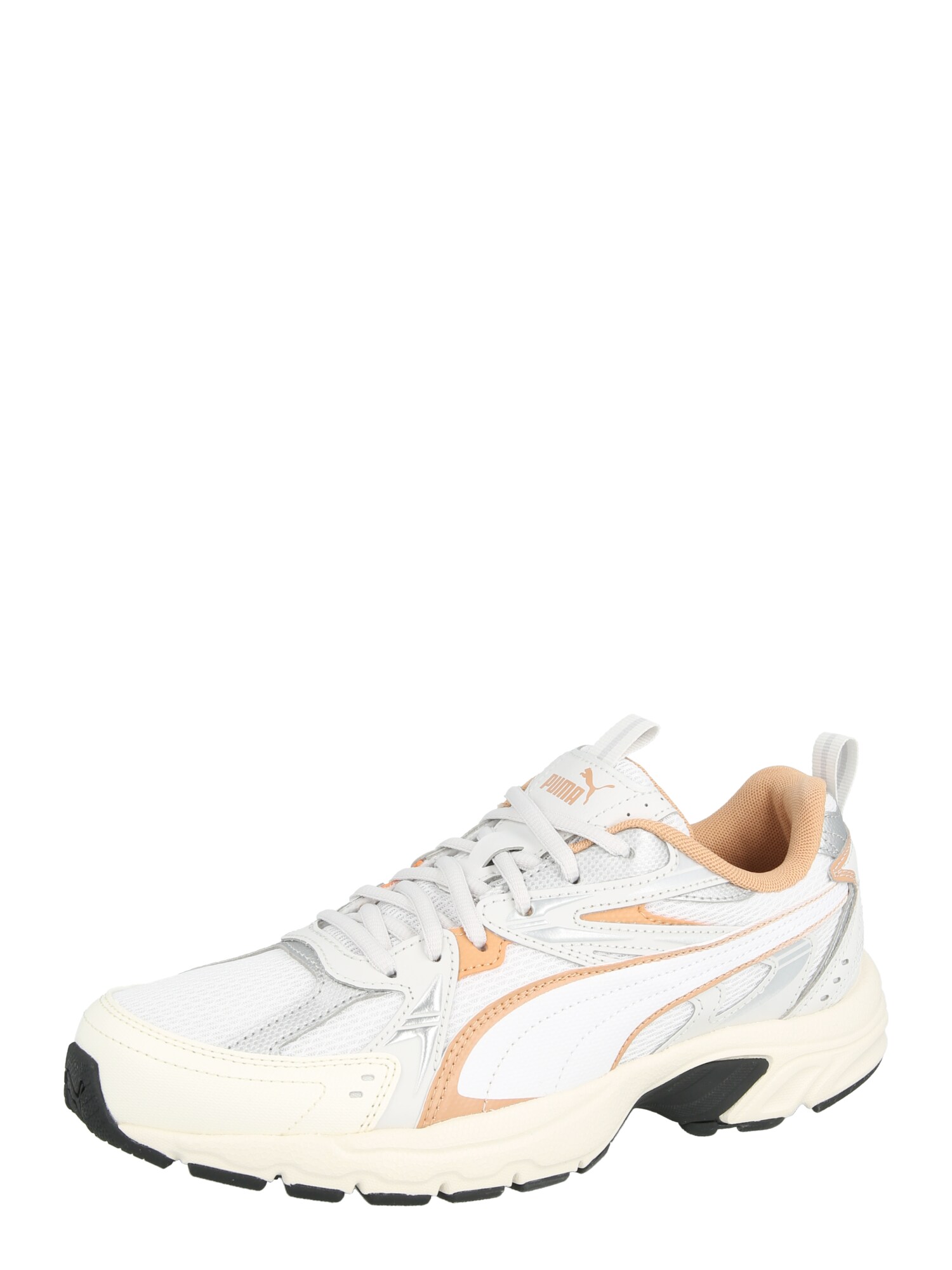 PUMA Nízke tenisky 'Milenio'  striebornosivá / oranžová / biela