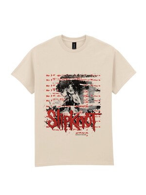 SLIPKNOT Camiseta 'Slipknot Do Not Judge Us T-Shirt'  blanco