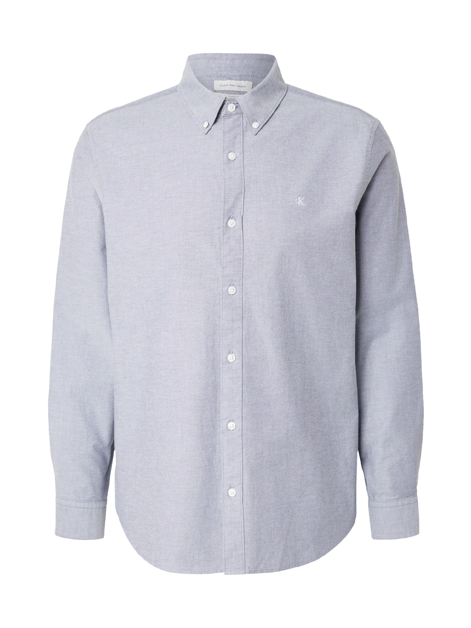 Calvin Klein Jeans Camisa 'Solid Classic Button-down' azul moteado