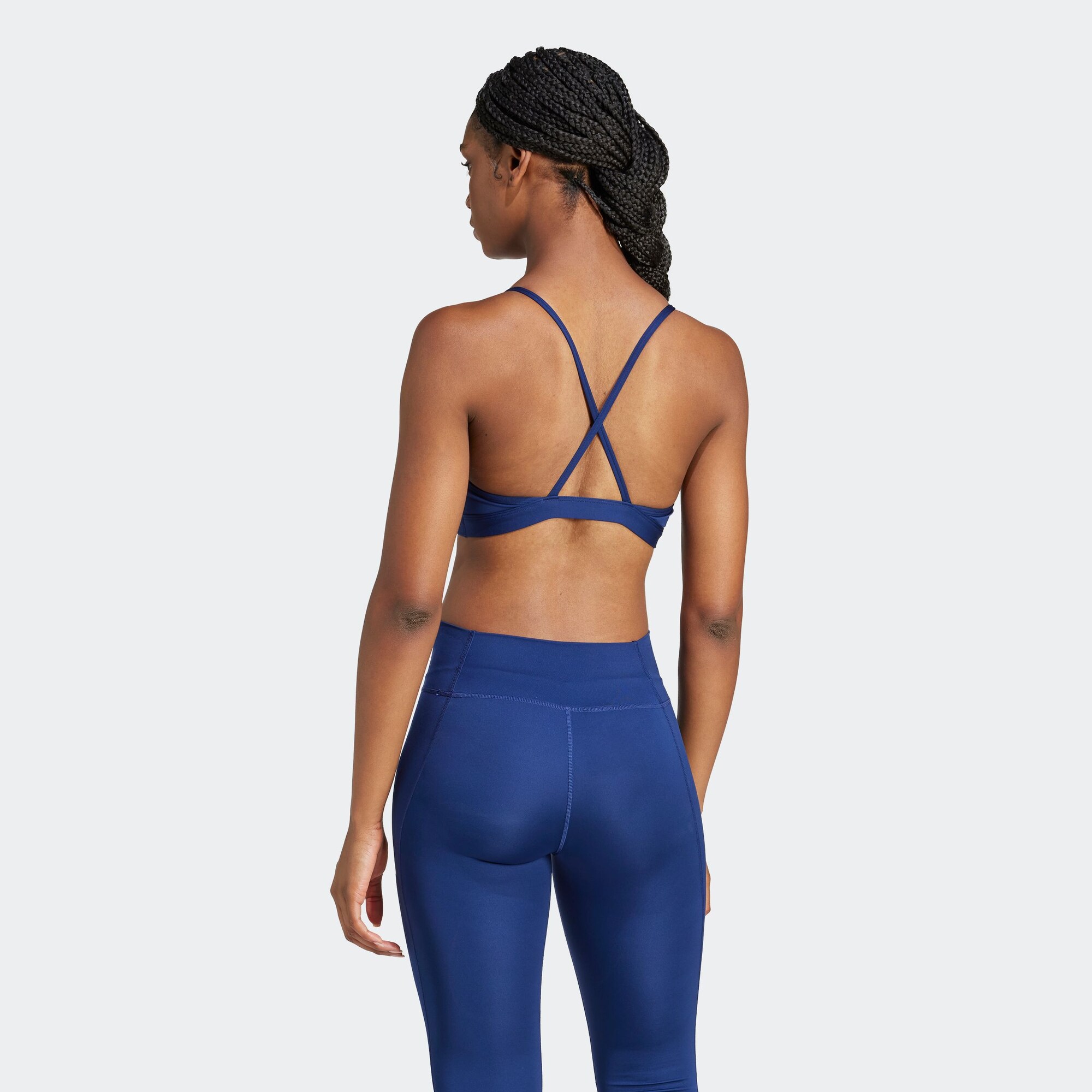 ADIDAS PERFORMANCE Športová podprsenka 'Aeroreact' tmavomodrá / biela (obrázok 5)