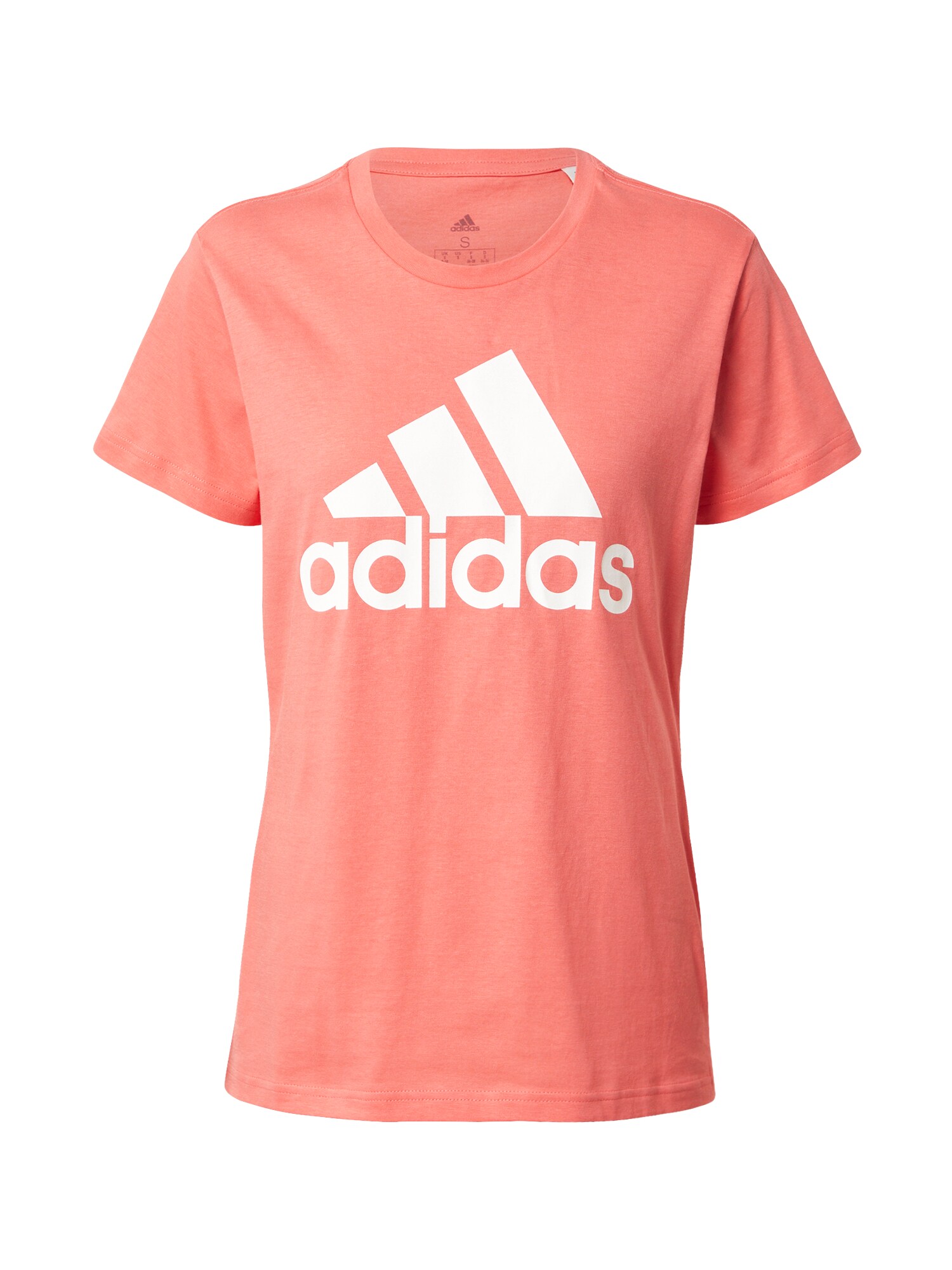 ADIDAS PERFORMANCE Sportiniai marškinėliai  koralų splava / balta