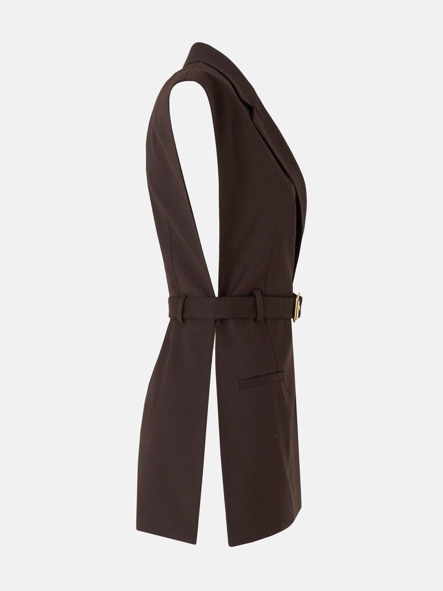 PINKO Chaleco 'PINKO NURAQUS GILET DIAGONALE GILET' marrón – imagen 2