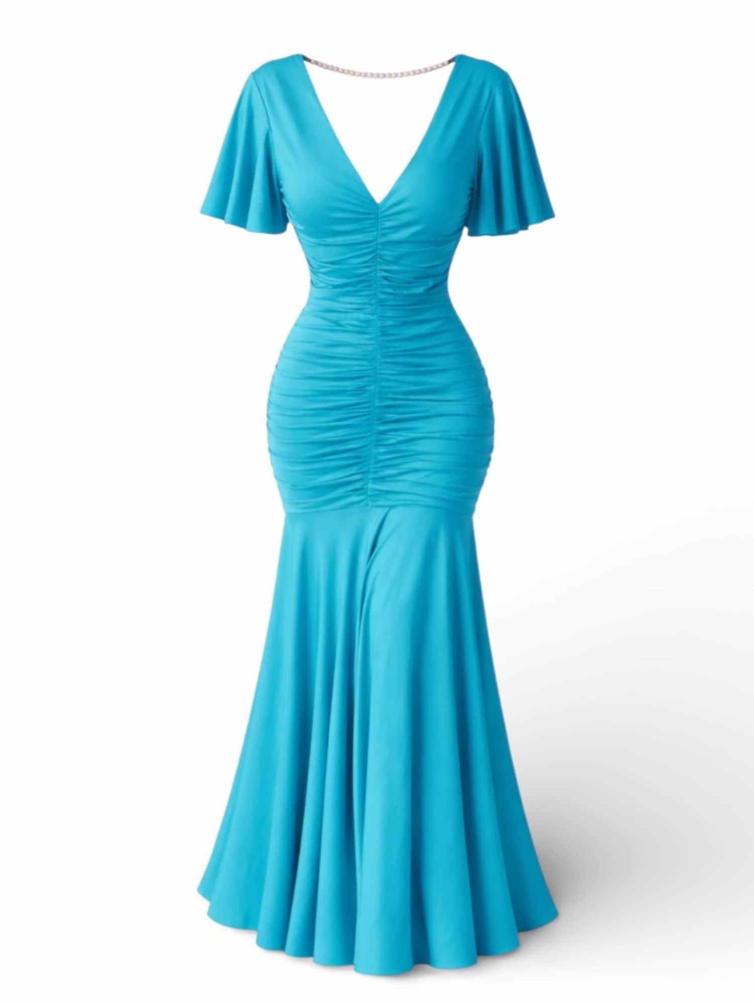 Elena Athanasiadou Abito da sera 'Dress Athenian Grace Turquoise'  turchese