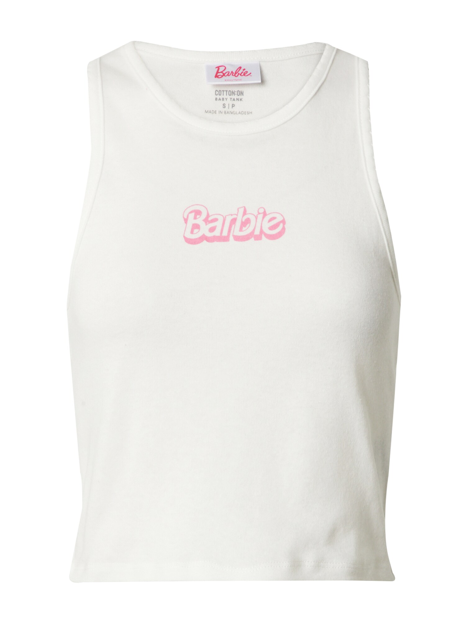 Cotton On Top 'Barbie'  ružová / šedobiela
