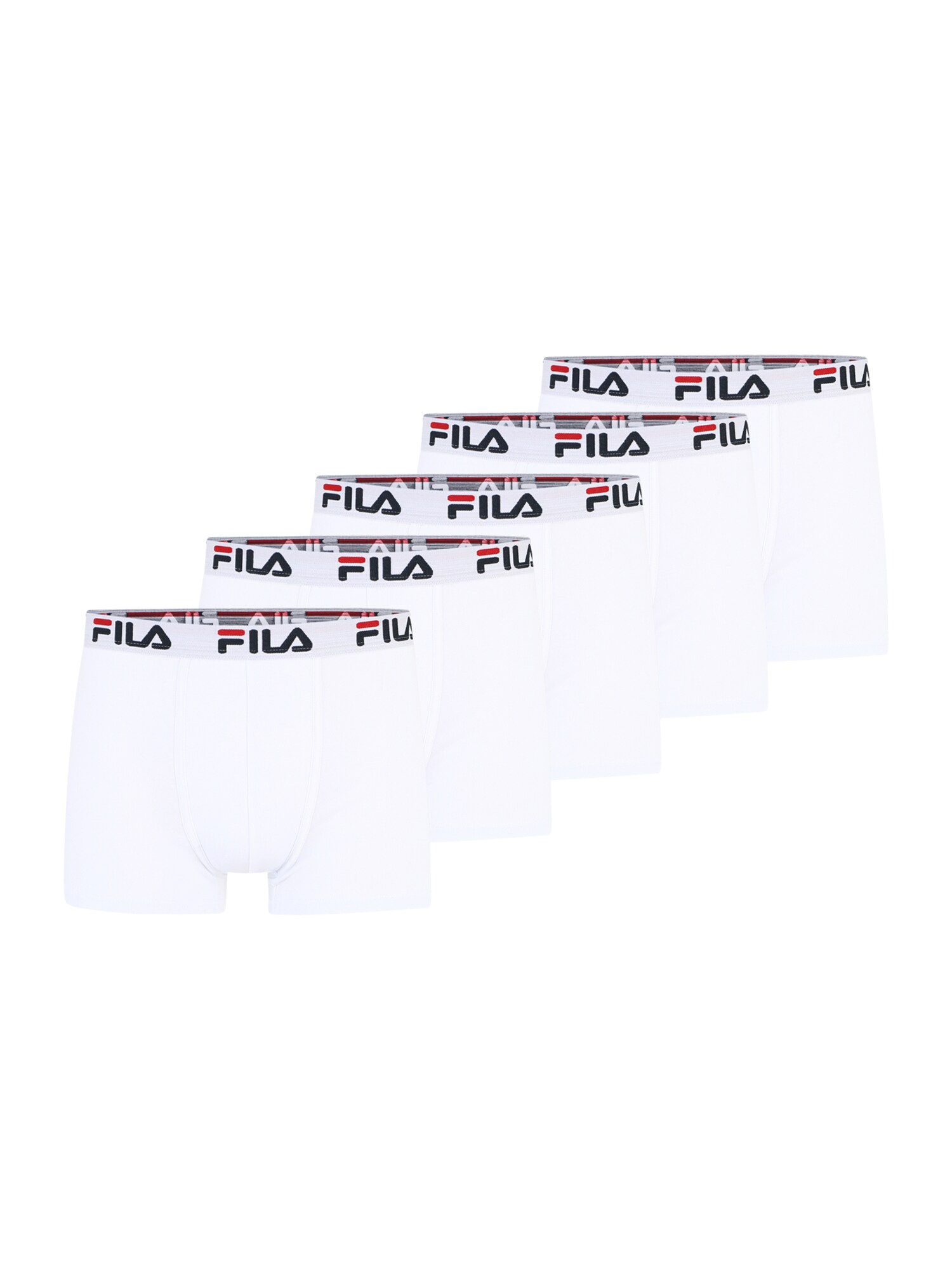 FILA Boxeri  gri deschis / roșu / negru / alb