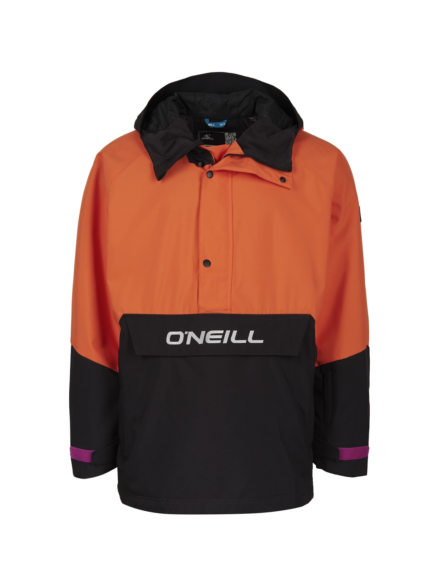 O'NEILL Спортно яке  оранжево / черно / бяло