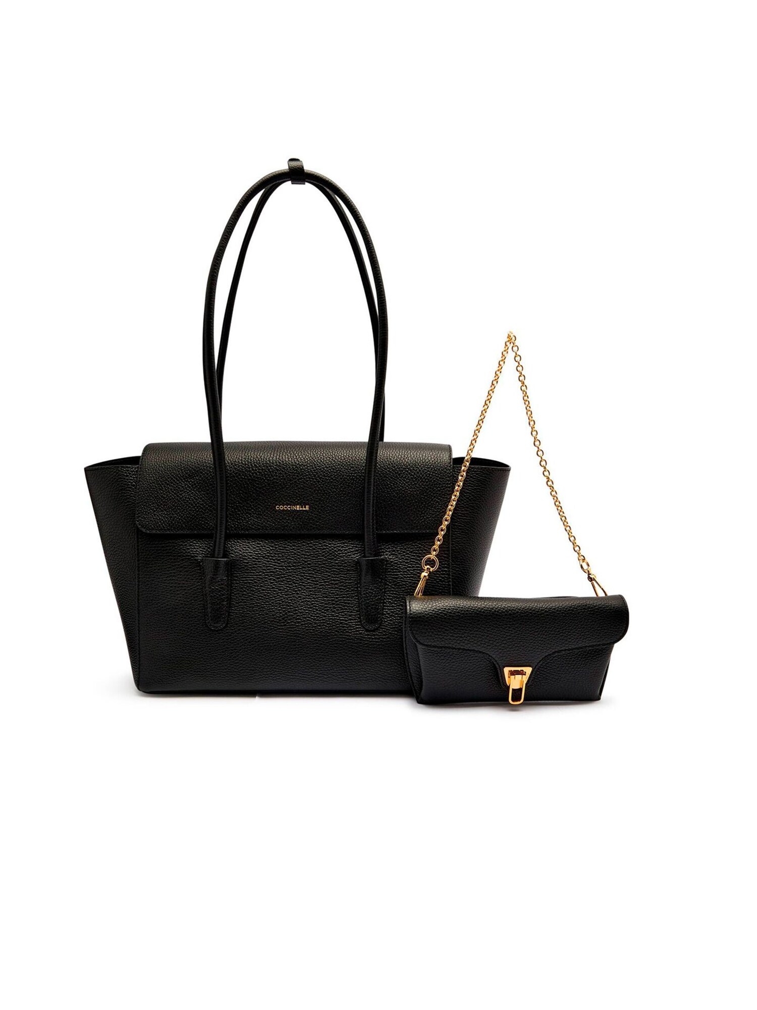 Coccinelle Bolso de mano 'Double Beat'  negro