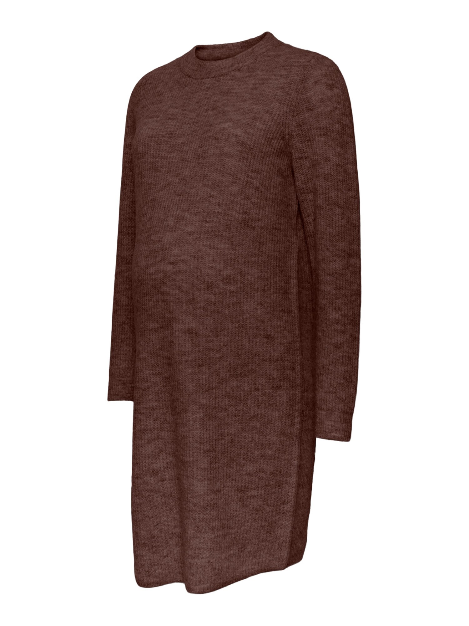 Pieces Maternity Vestido de malha 'Ellen'  castanho ferrugento