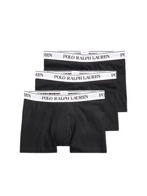 Polo Ralph Lauren Calzoncillo boxer 'POLO RALPH LAUREN BCI COTTON/ELASTANE 3PK TRN Intimo'  negro