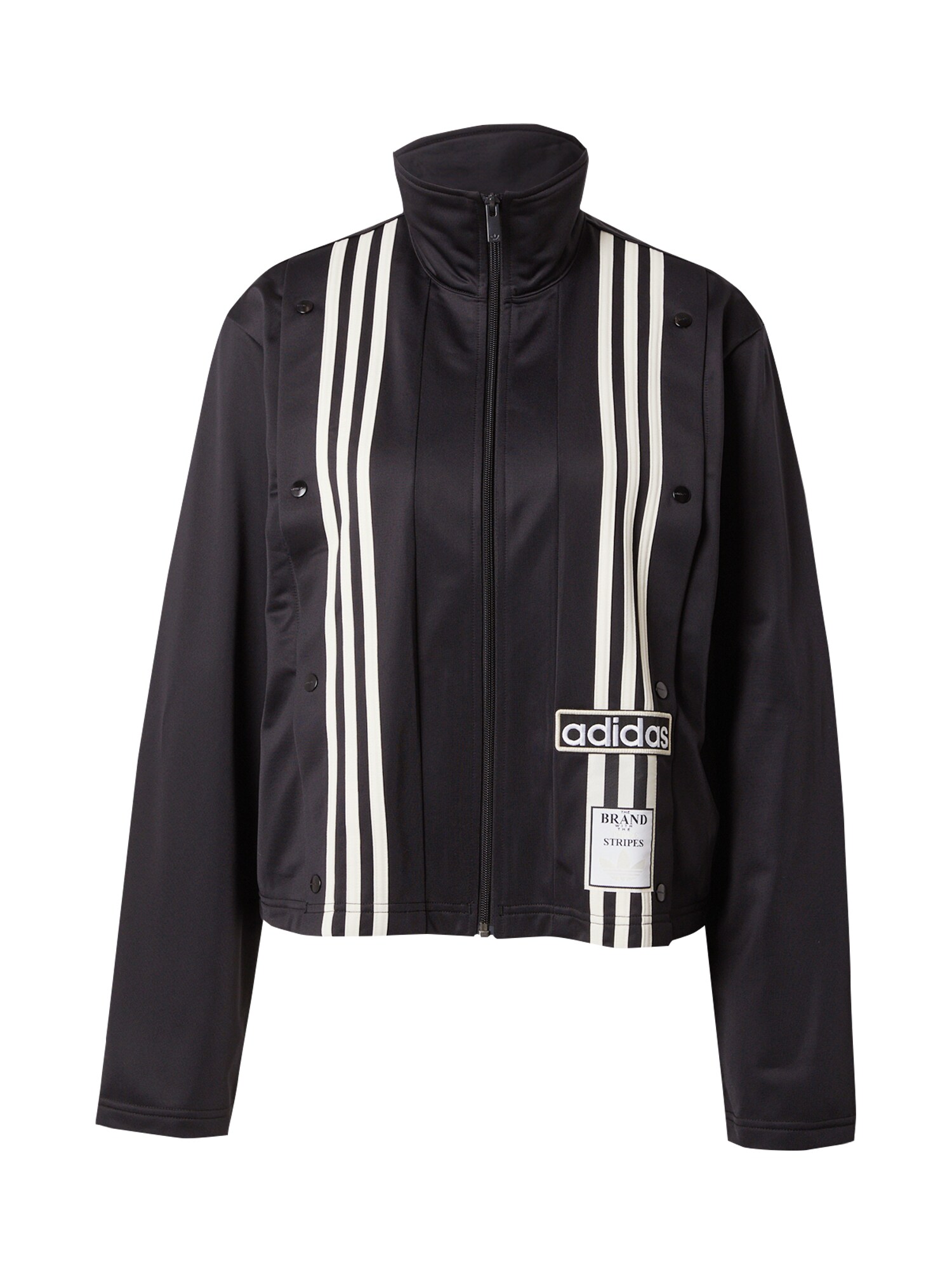 ADIDAS ORIGINALS Tepláková bunda 'Neutral Court Originals'  čierna / biela