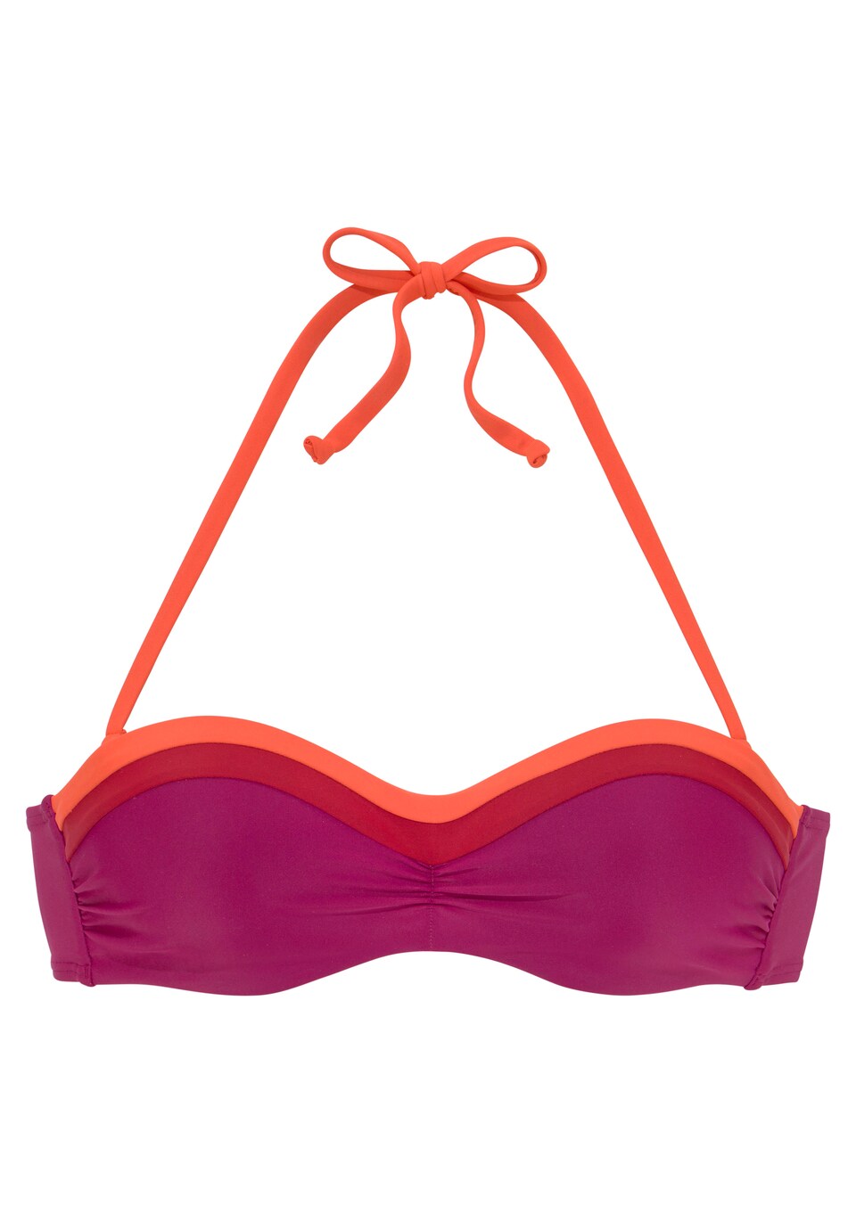 Bikiniöverdel 'Yella' orange / rosa