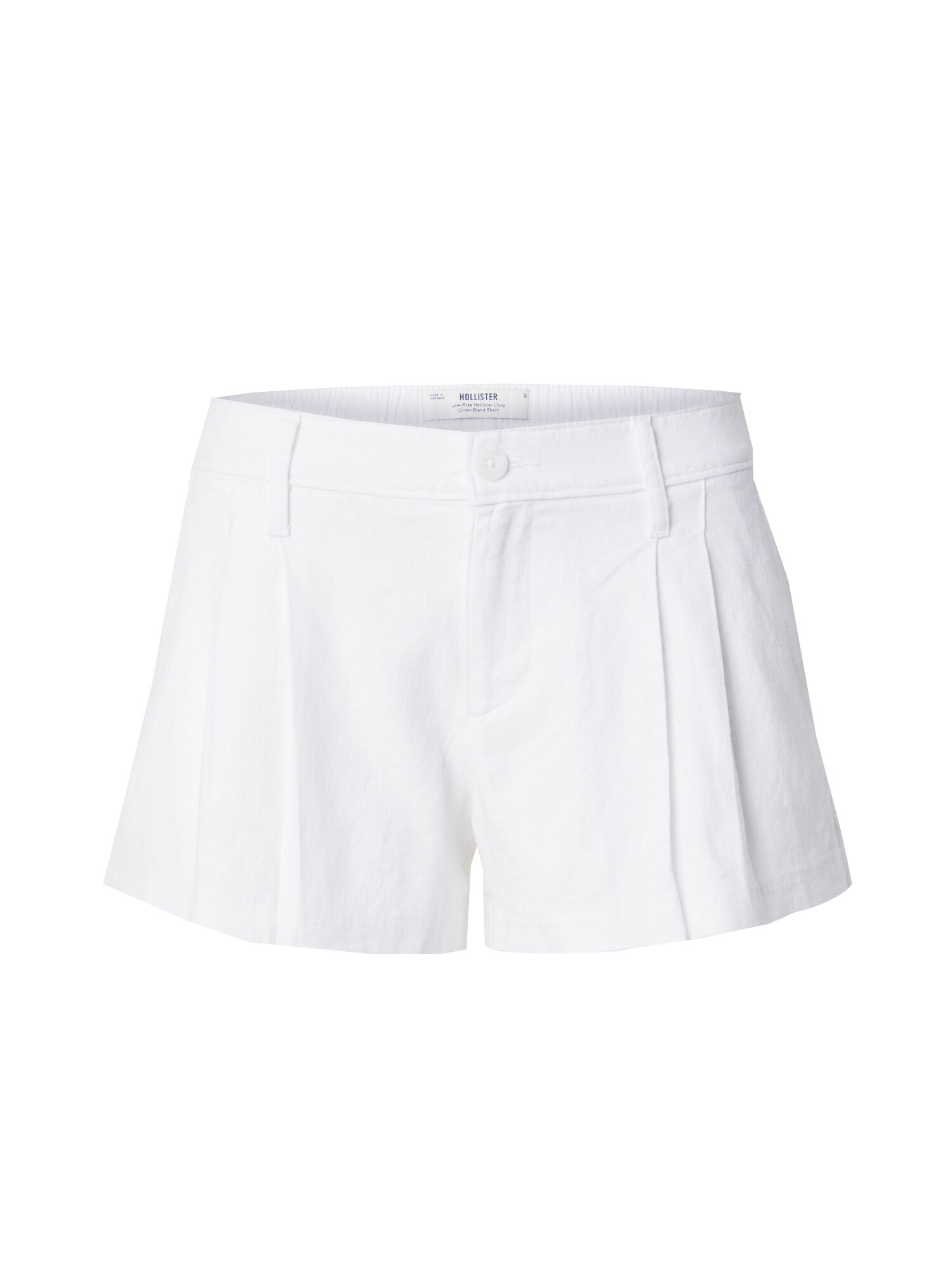 HOLLISTER Plisované nohavice 'LIVVY'  biela