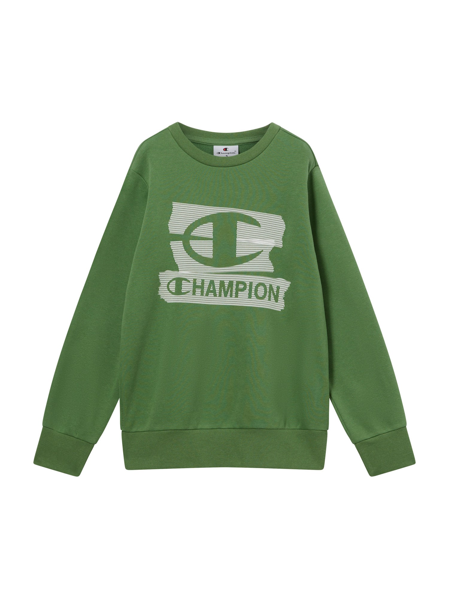 Champion Authentic Athletic Apparel Bluză de molton  verde / alb