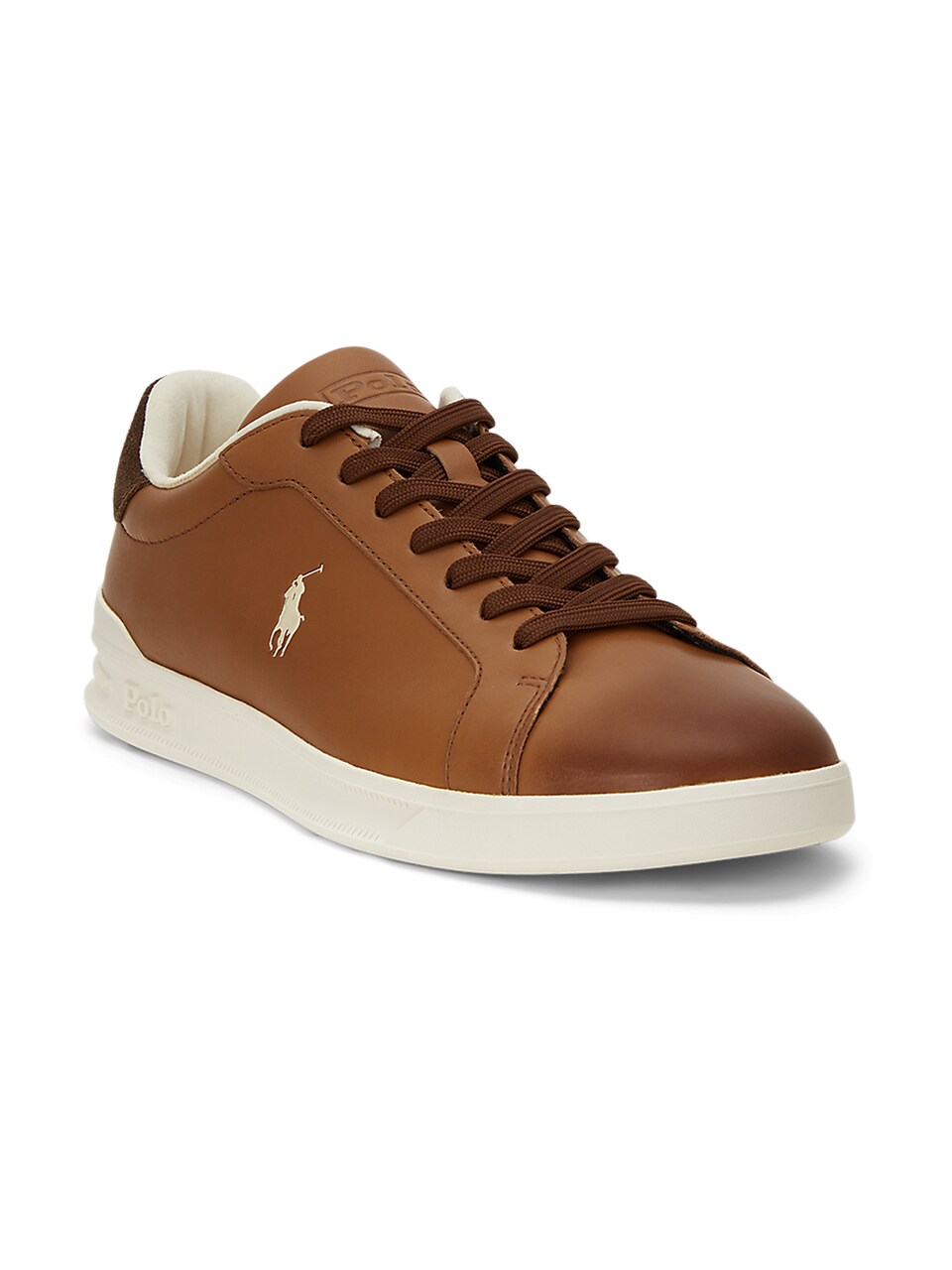 Låg sneaker ecru / karamell