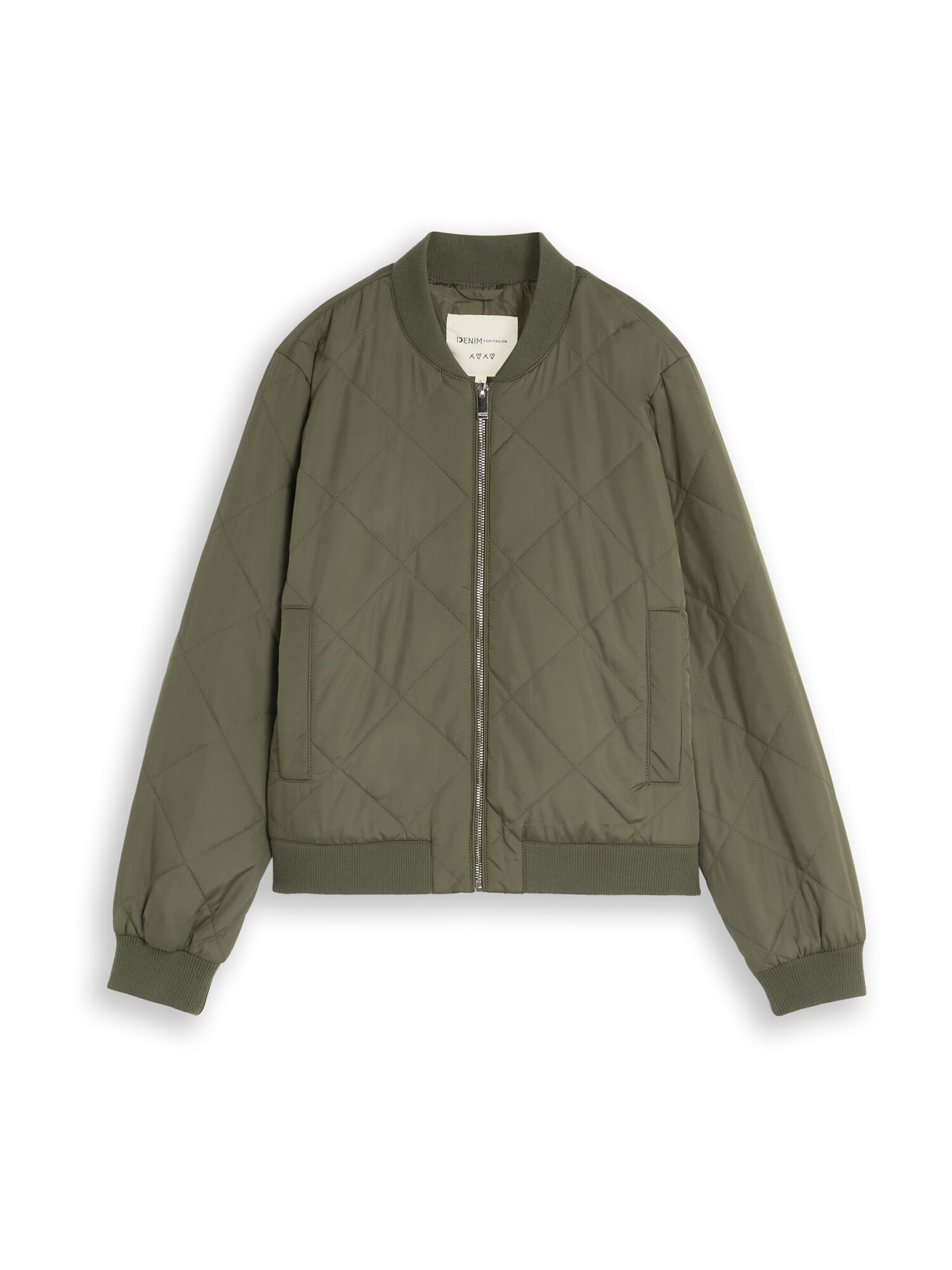 Tom Tailor Denim Tussenjas Olijfgroen