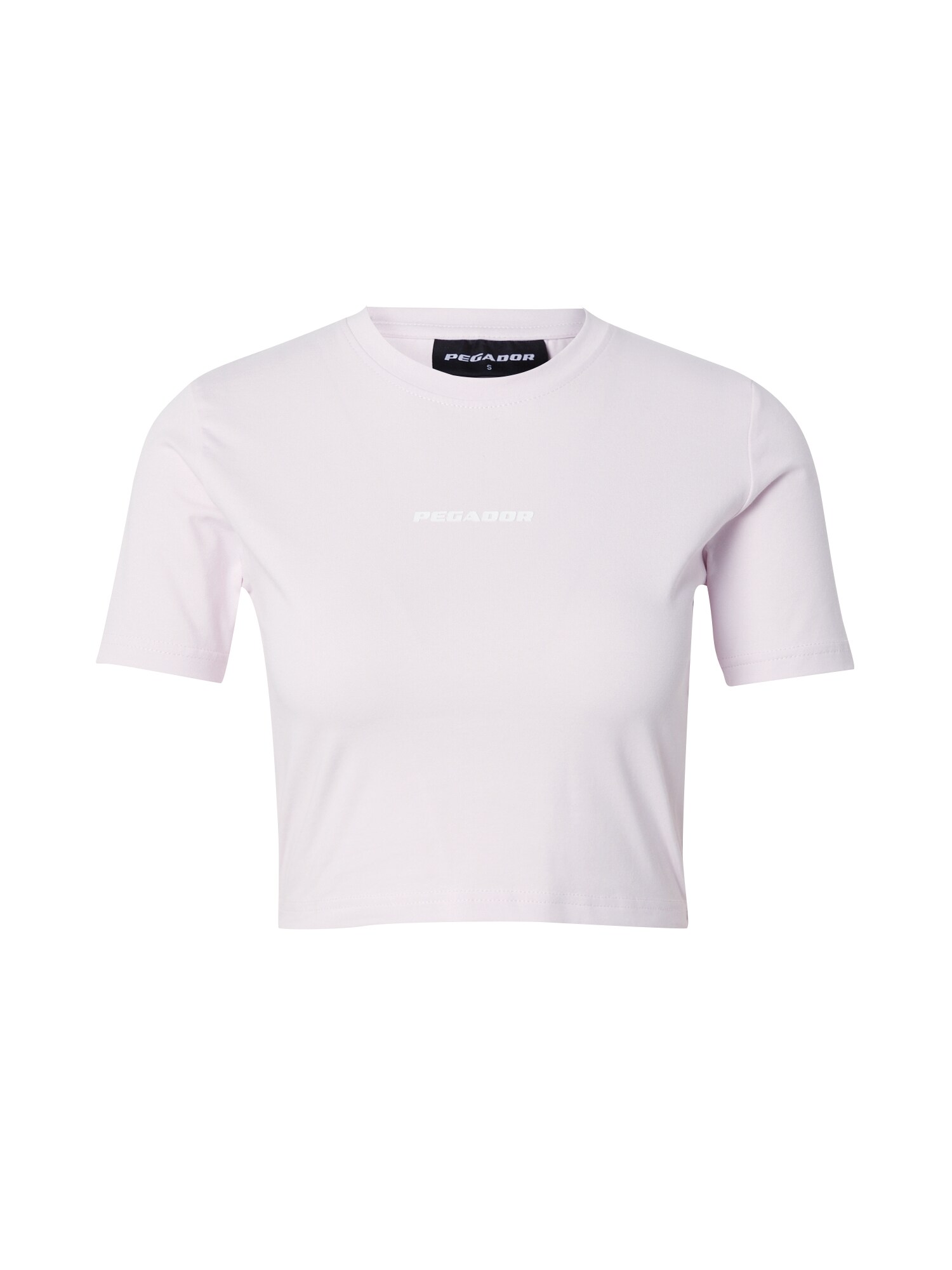 Pegador Tricou INES  roz / alb murdar