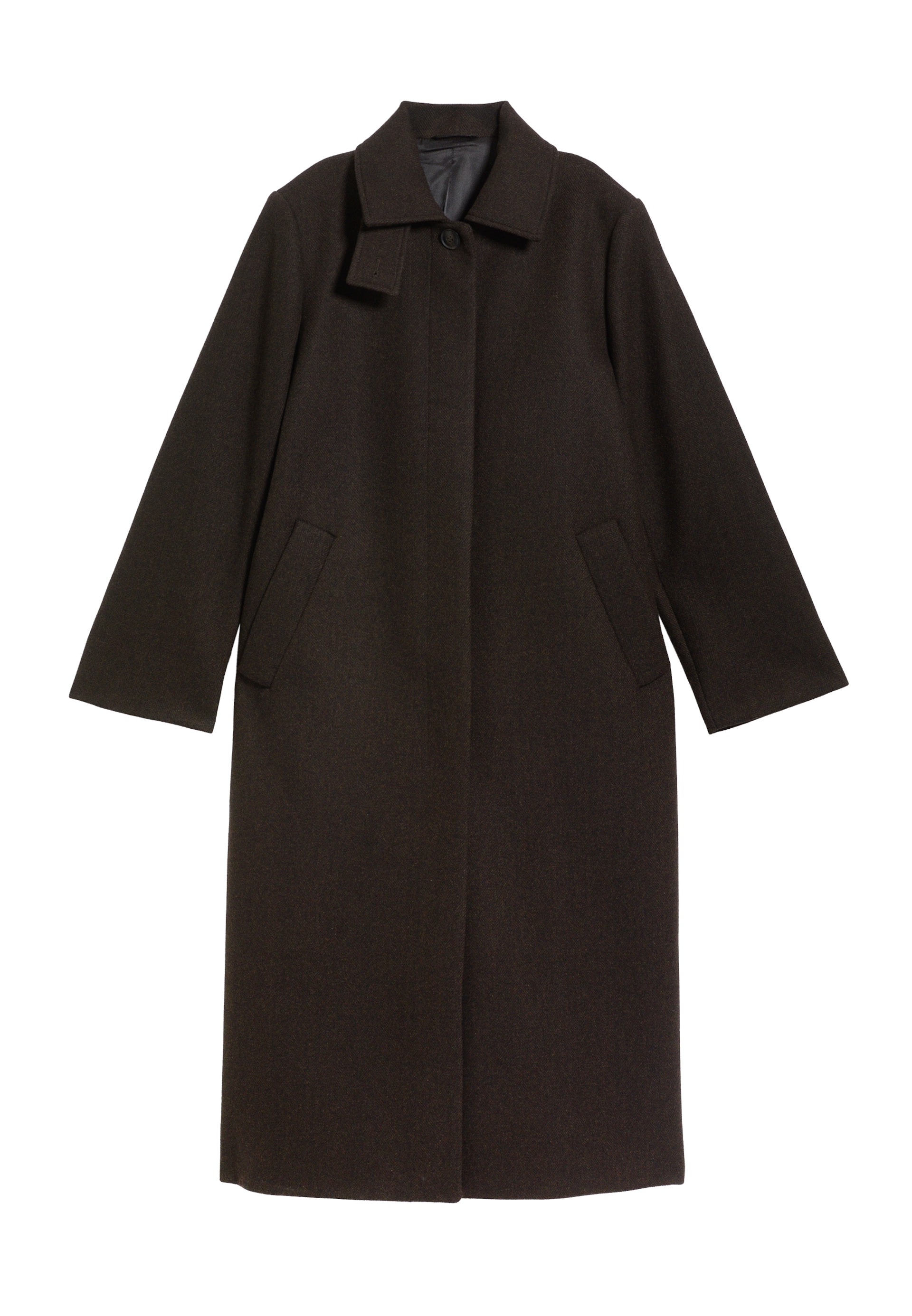 WEEKDAY Long Oversized Wool-Blend Coat kappor & rockar dam – bild 7