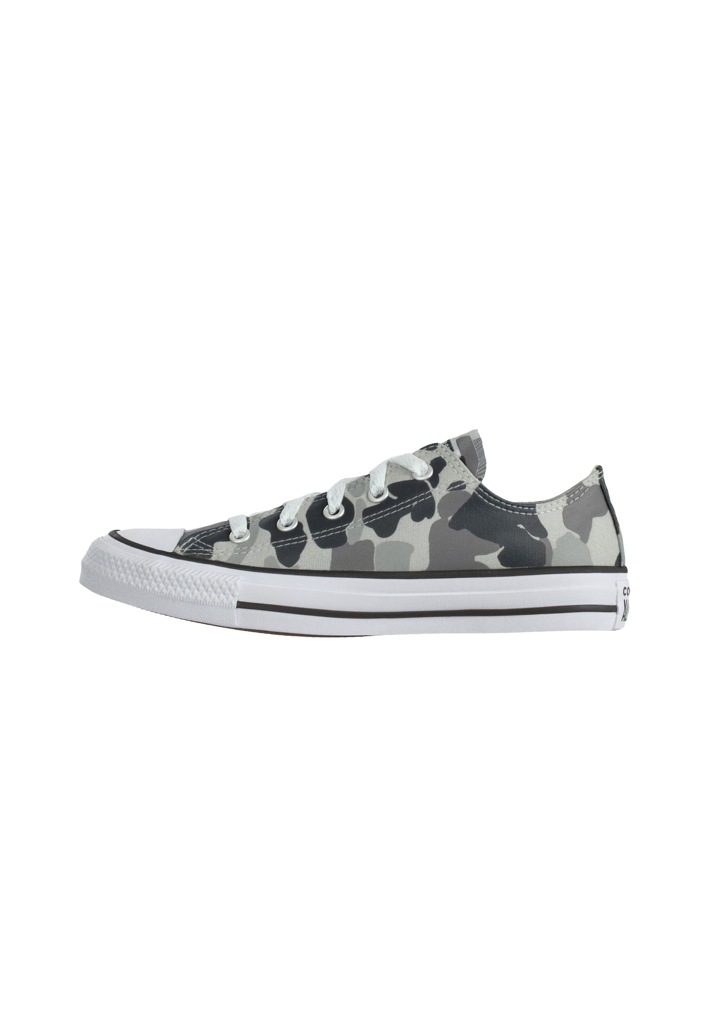 CONVERSE Sneaker CTAS OX gri / gri metalic / gri deschis / alb