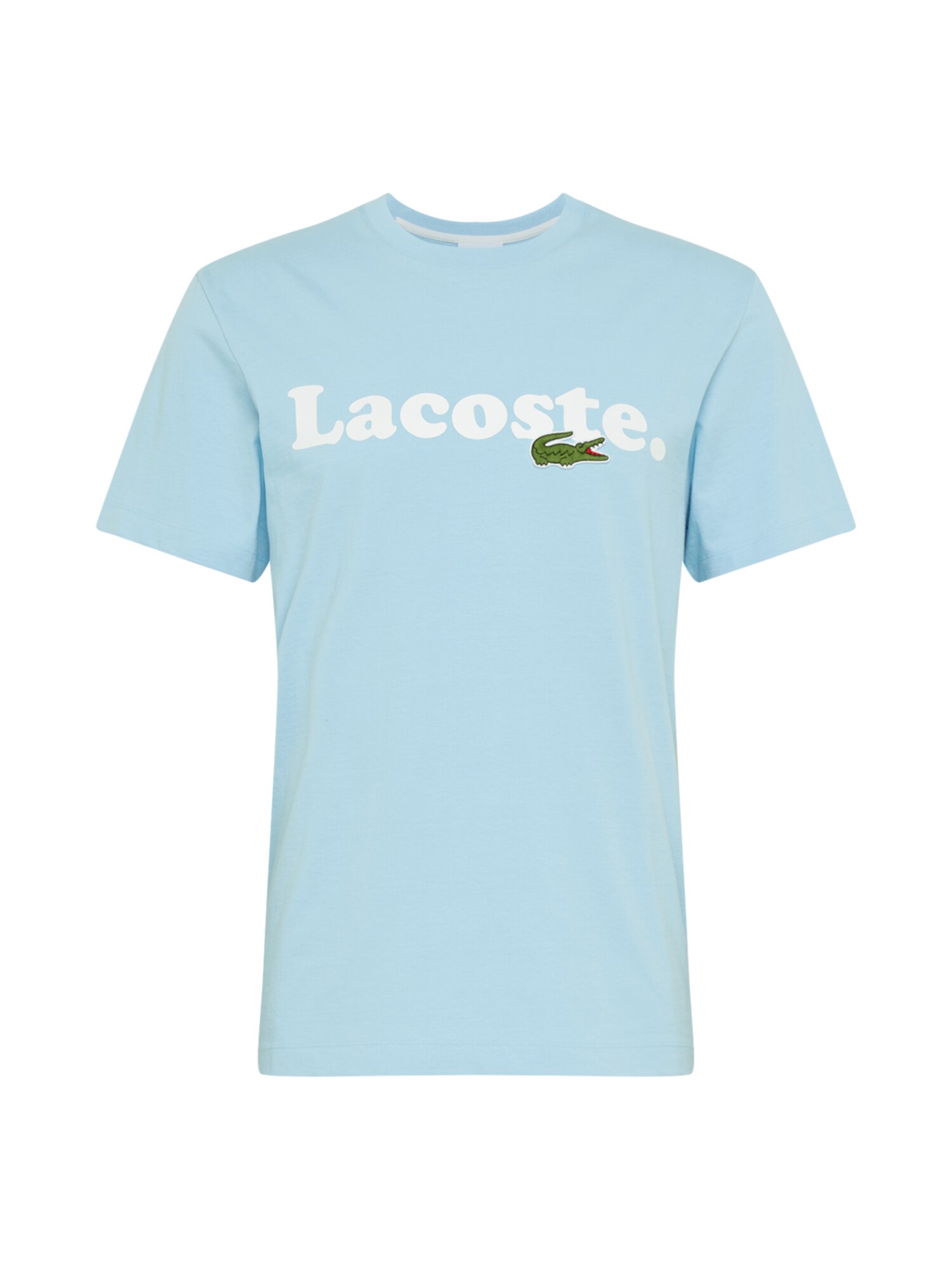 LACOSTE Marškinėliai  šviesiai mėlyna / balta