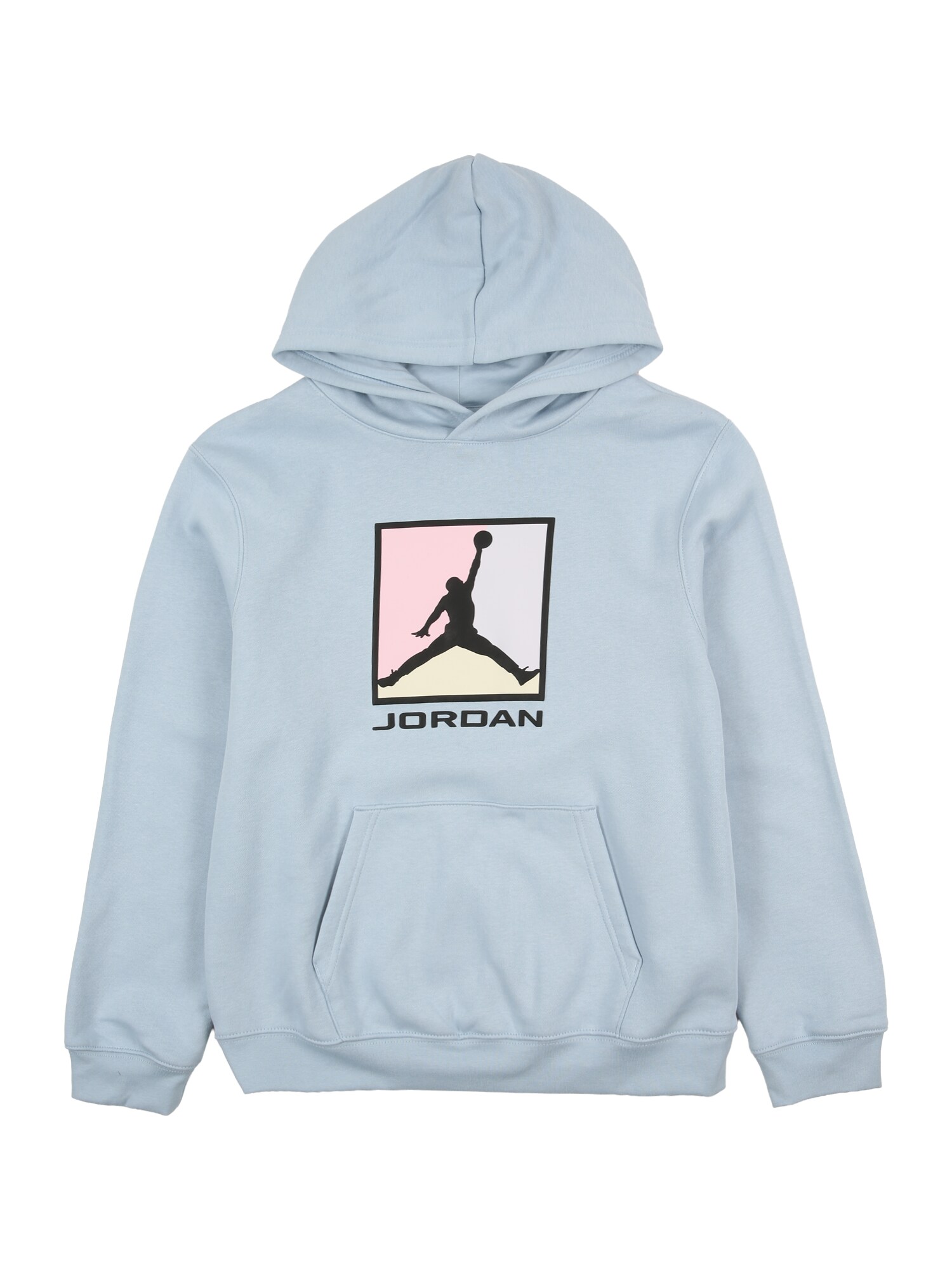 Jordan Bluză de molton ESS  albastru deschis / mov liliachiu / roz / negru