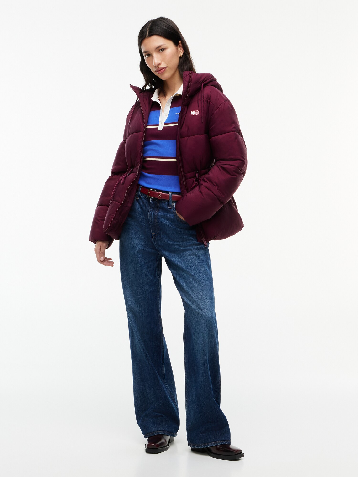 Tommy Jeans Chaqueta de invierno  cyclam – imagen 4