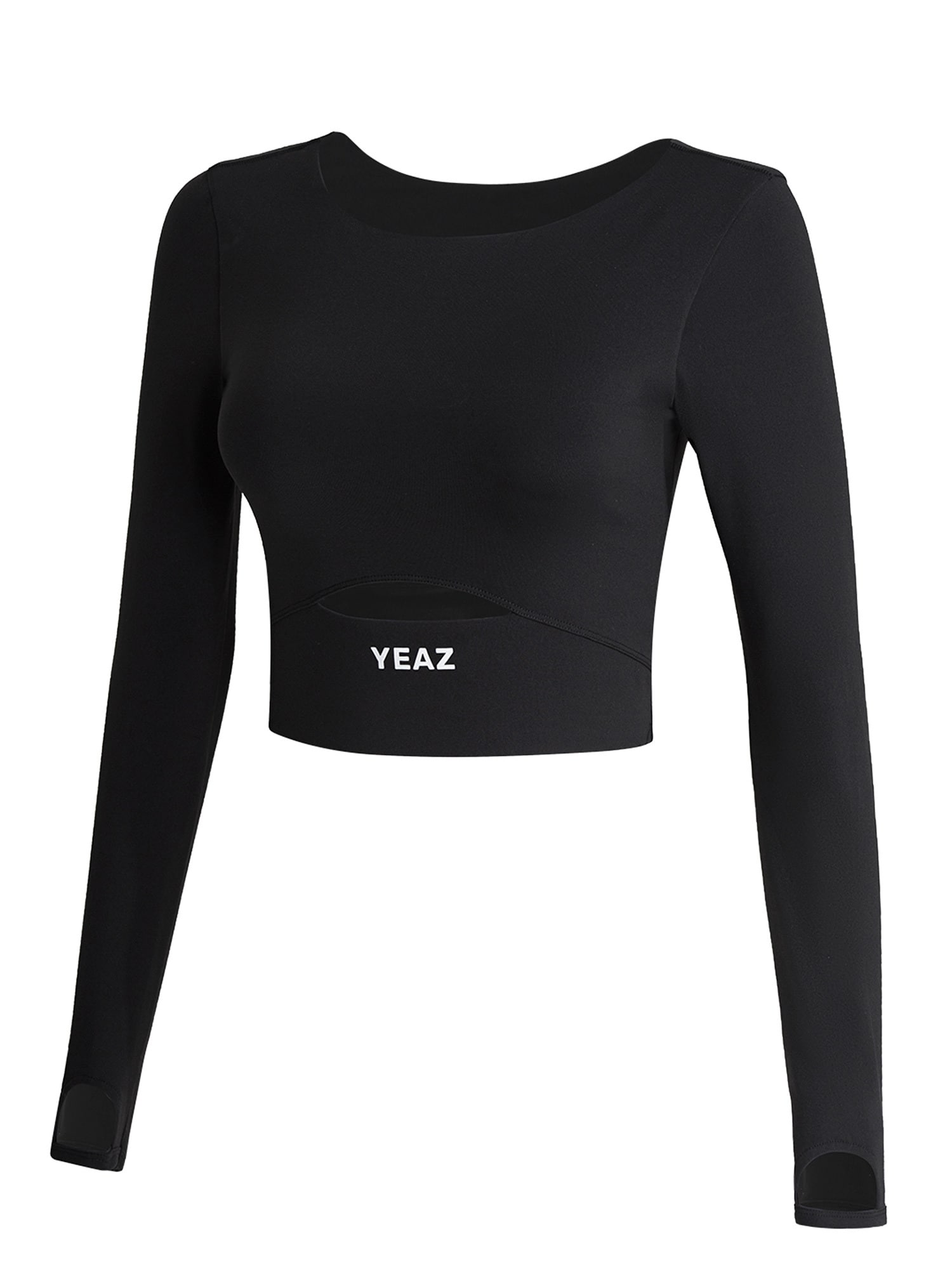 YEAZ Tricou funcțional Revelation  negru / alb