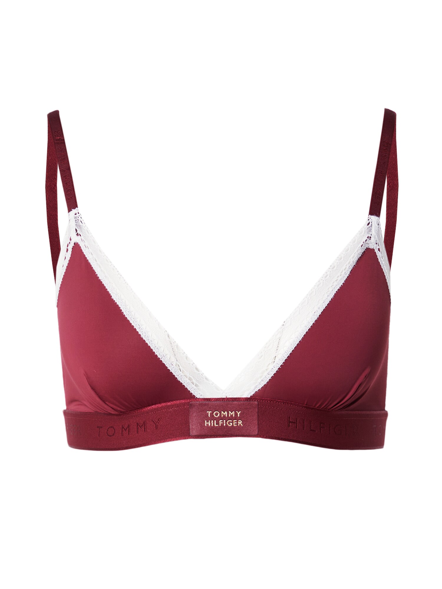 Tommy Hilfiger Underwear Grudnjak  zlatna / bordo / bijela