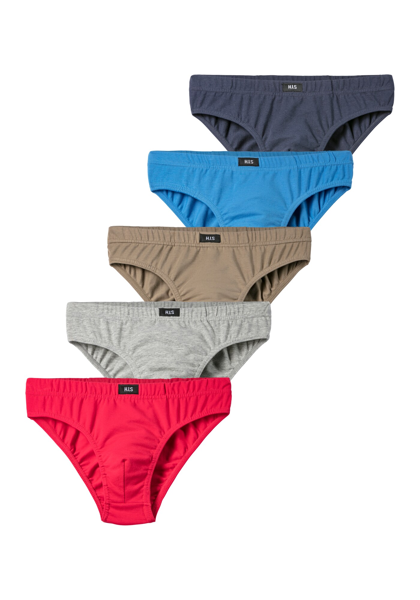HIS JEANS Alsónadrág  kék / tengerészkék / szürke melír / khaki / piros akciós termékkép 1