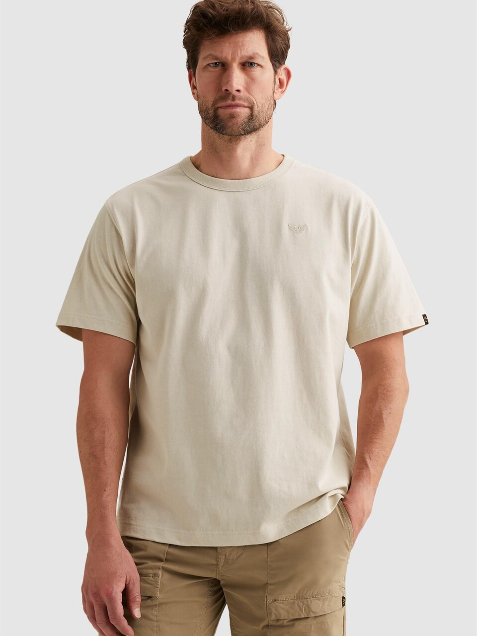 T-shirt 'Relaxed fit T-shirt with embroidered logo'