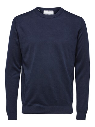 Selected Homme Trui ‘Town’ Donkerblauw