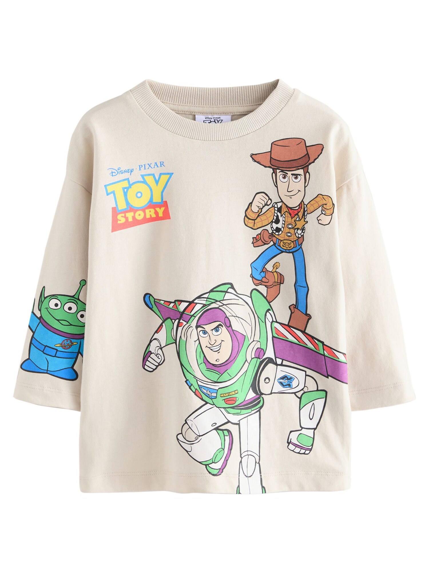 Next Tricou  bej / maro / galben / lila