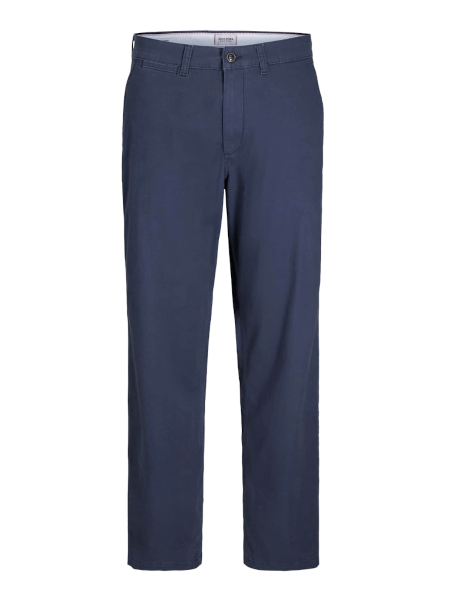 JACK & JONES Chino nohavice 'JPSTKARL DAVE' námornícka modrá