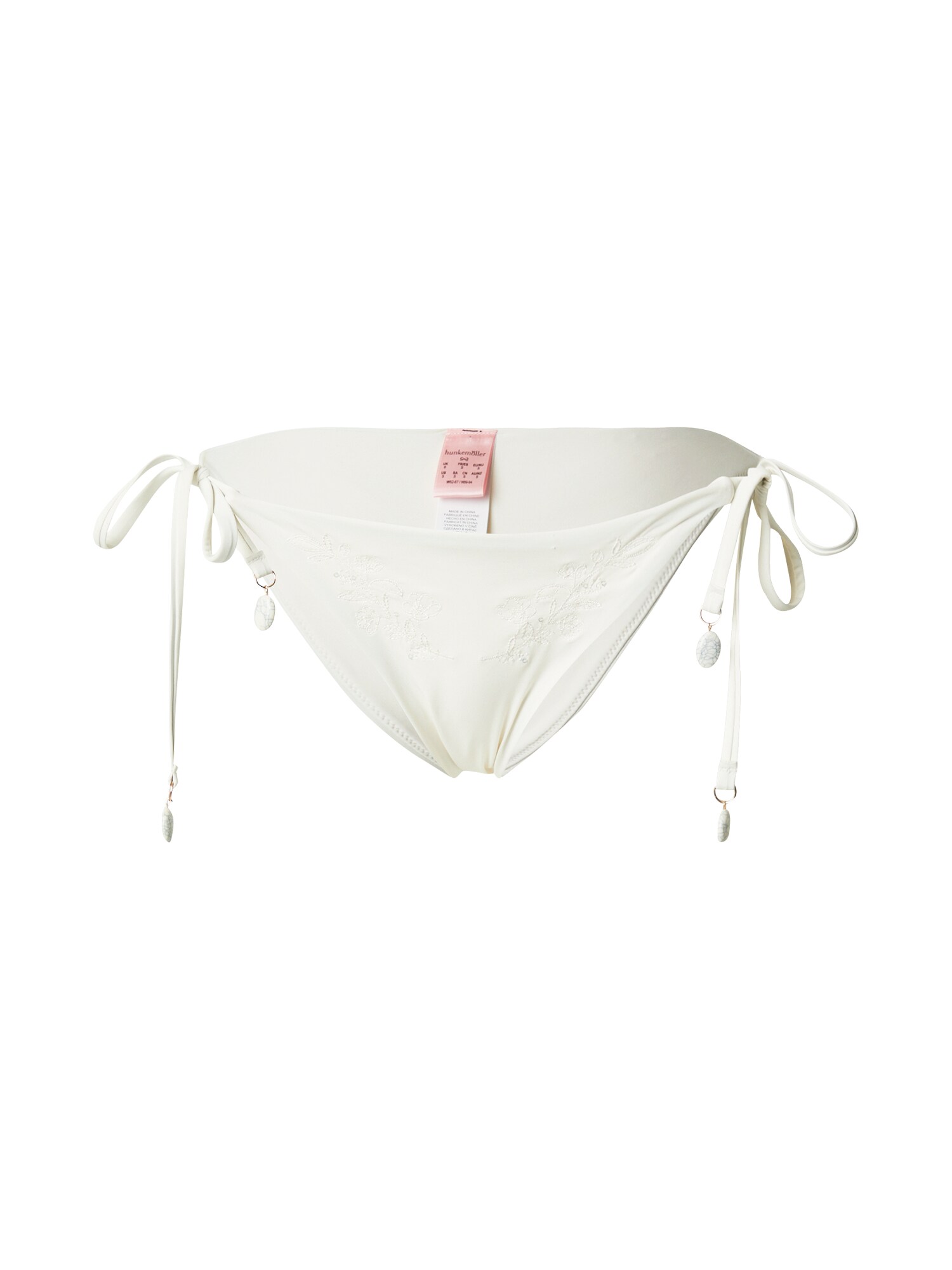 Hunkemöller Slip costum de baie Giselle  alb natural