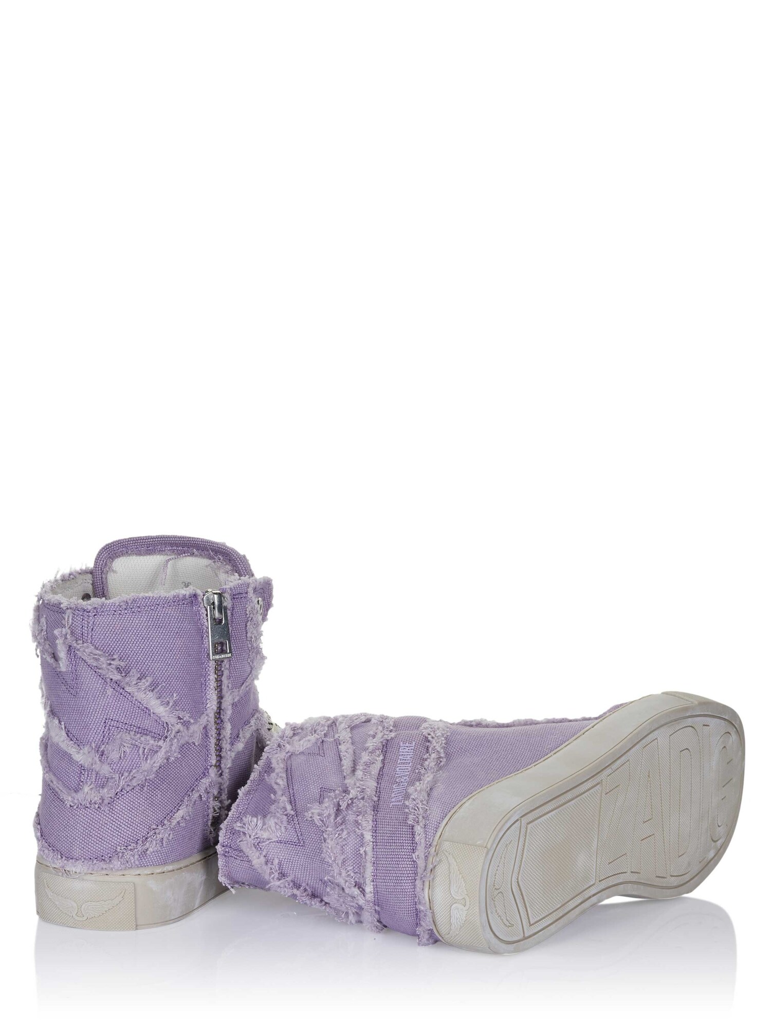 Zadig & Voltaire Zapatillas deportivas altas 'Zadig & Voltaire HIGH FLASH CANVAS Sneaker lila' lila – imagen 3
