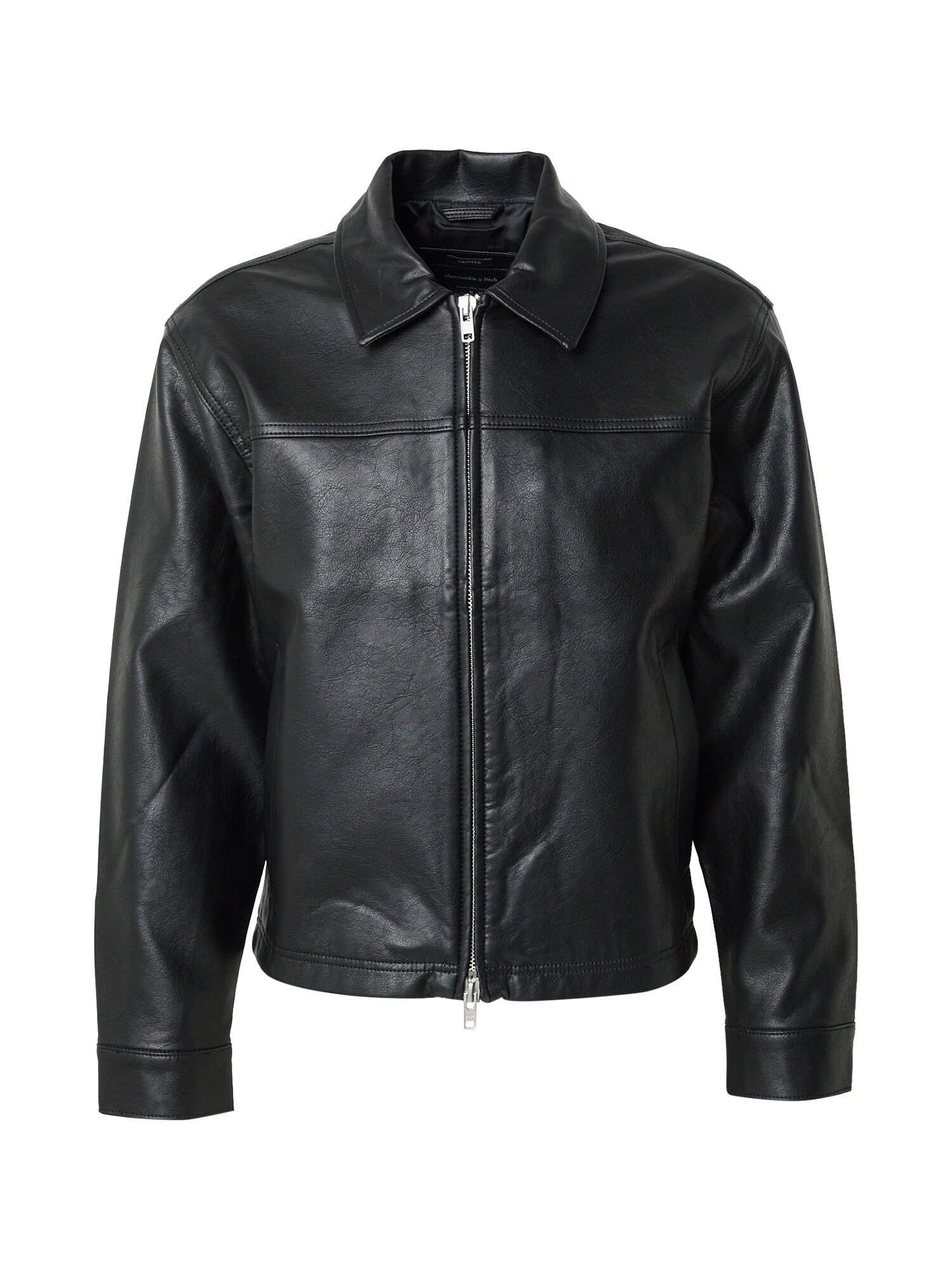 Abercrombie & Fitch Geacă de primăvară-toamnă  negru