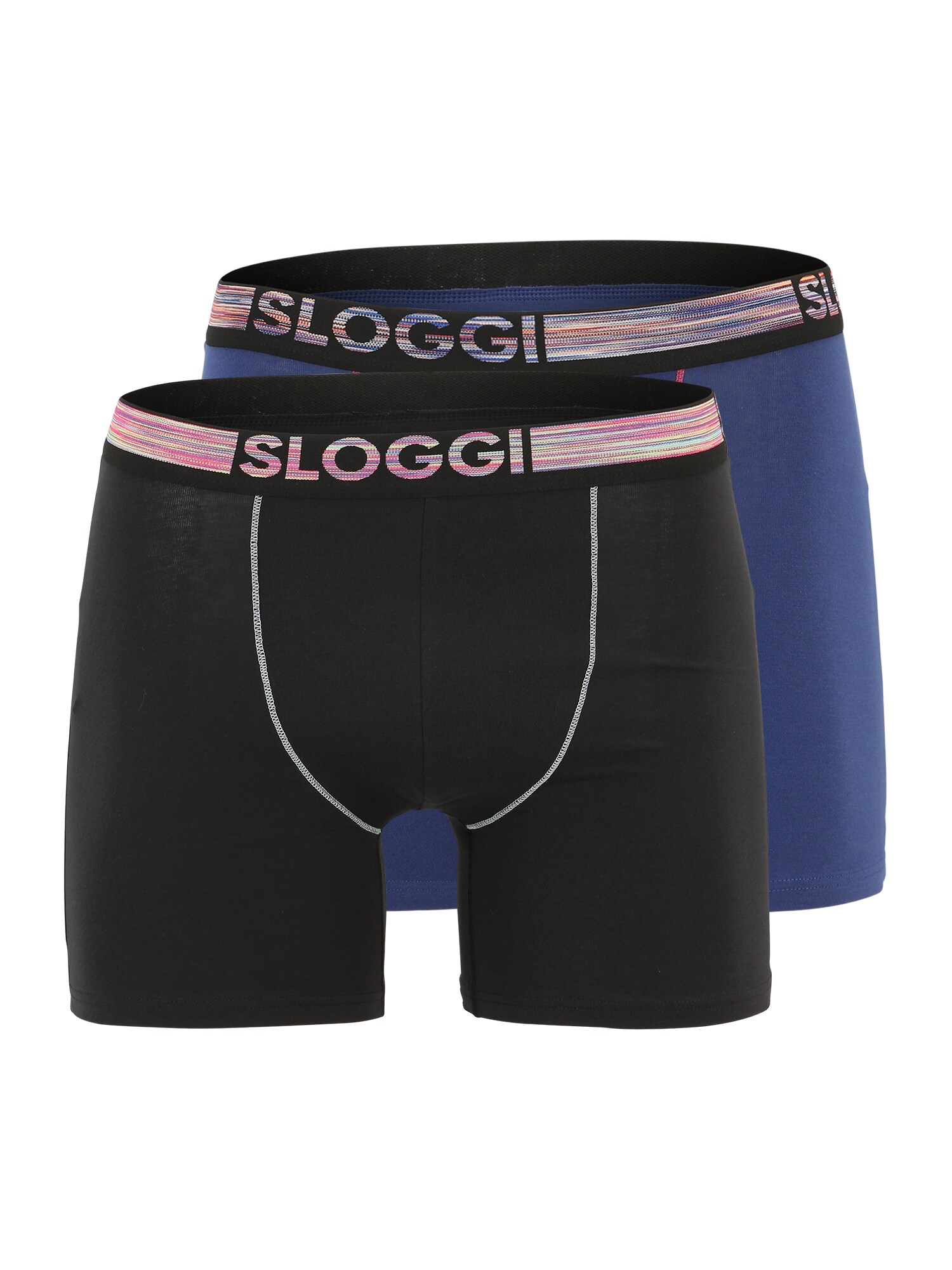 SLOGGI Boxerky 'GO ABC'  modrá / ružová / čierna / biela