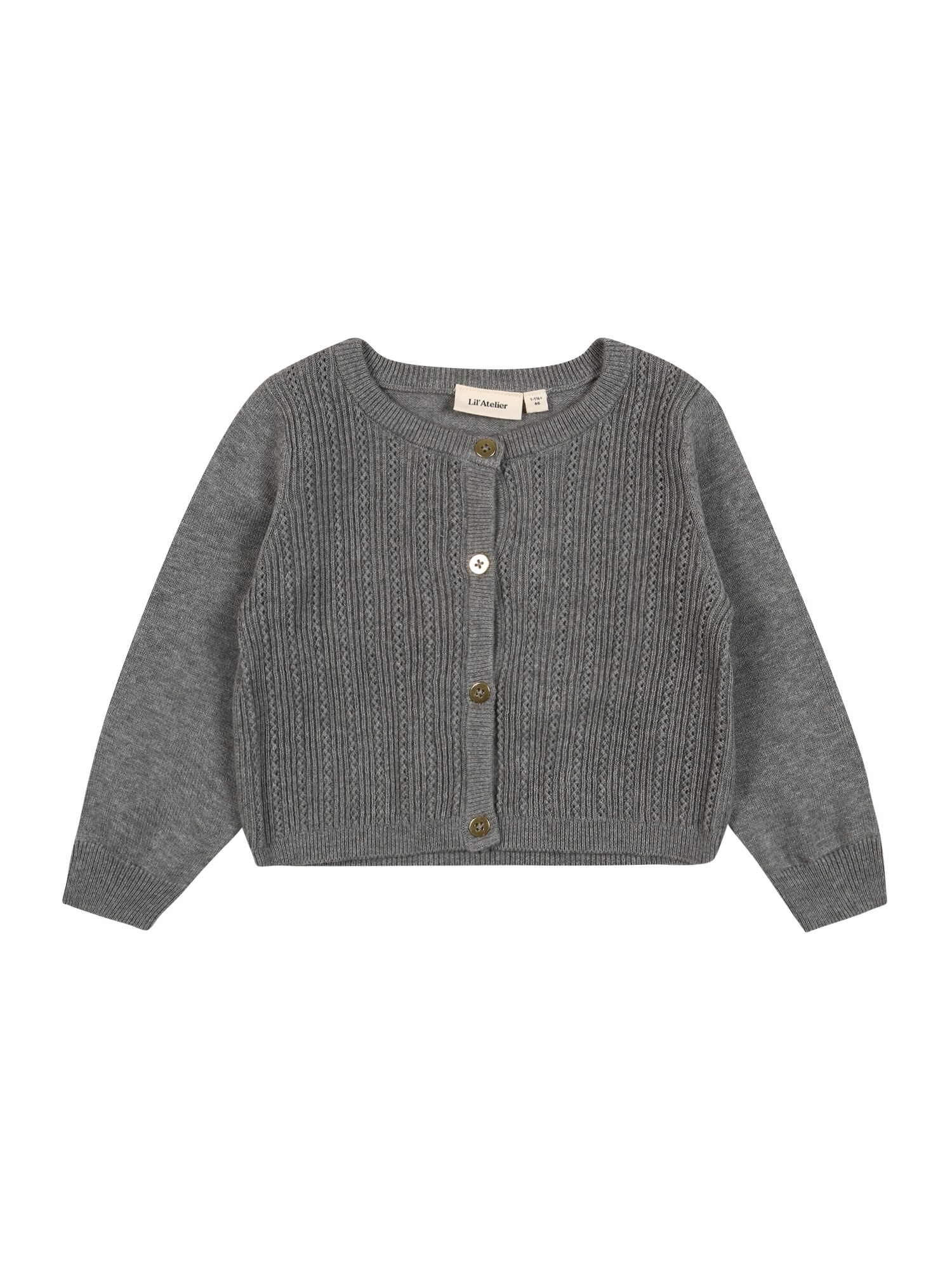 Lil ' Atelier Kids Kardiganas 'NBFGladys'  pilka