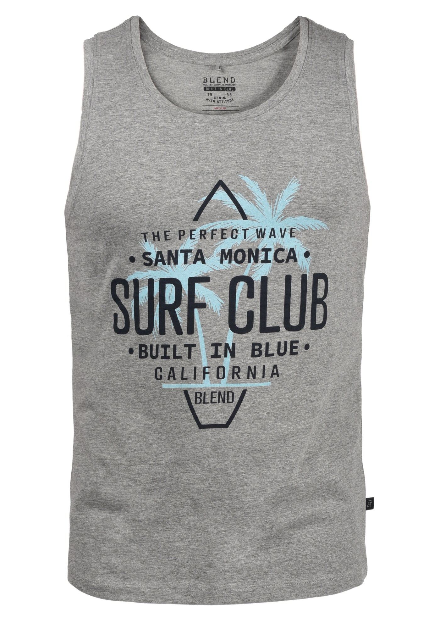 BLEND Camiseta 'Cali'  gris / mezcla de colores