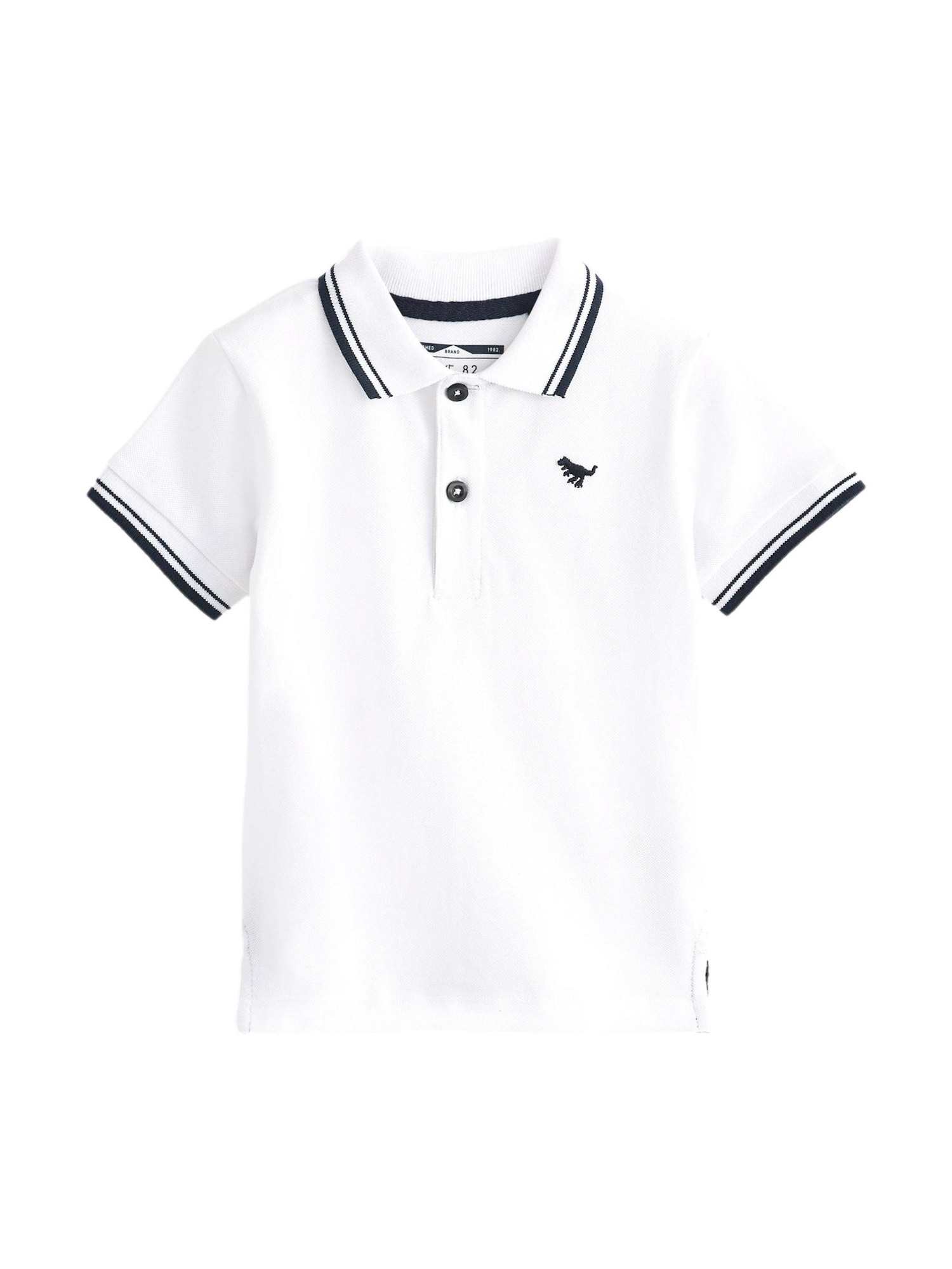 Next Tricou  albastru noapte / alb