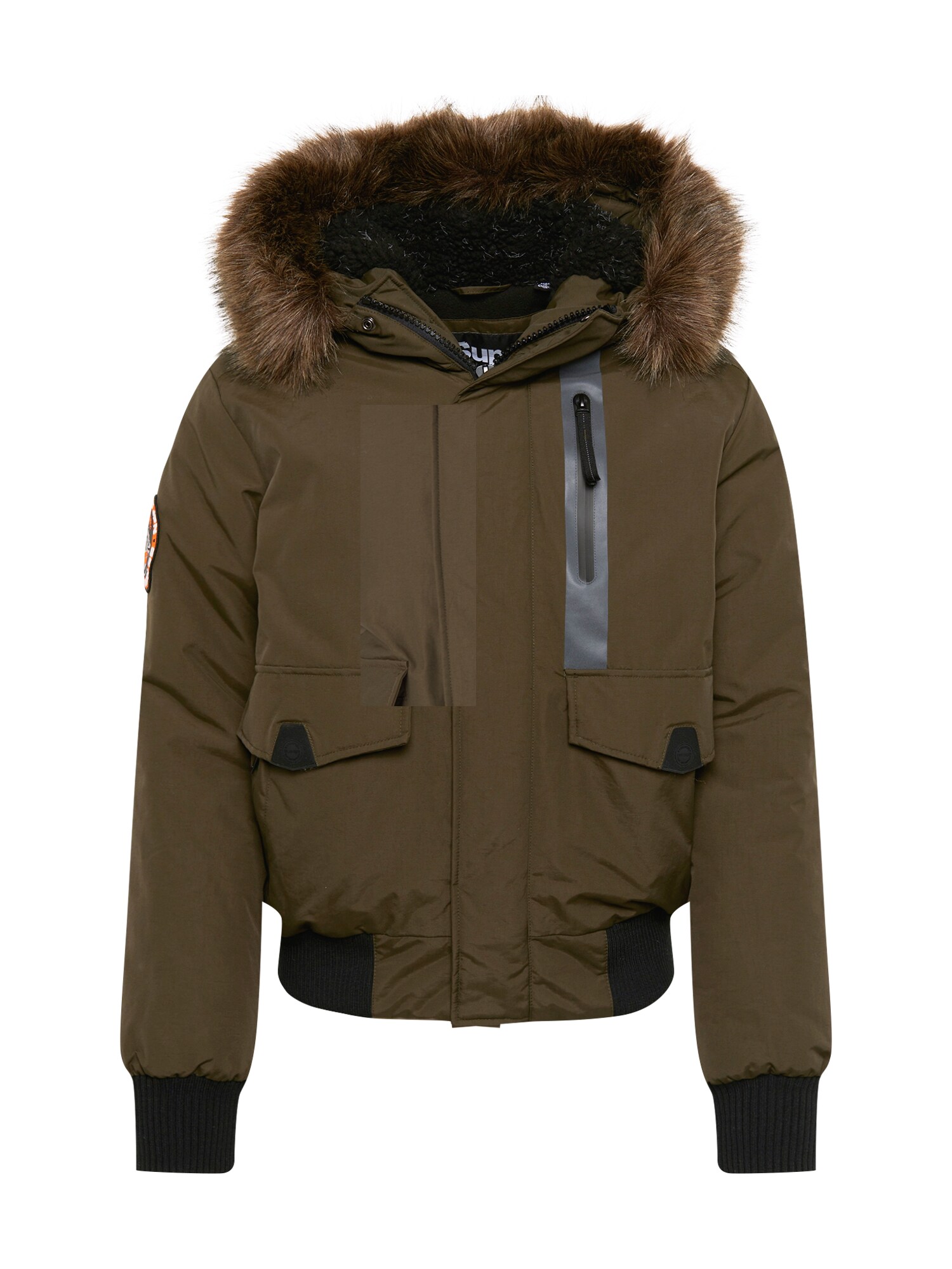 Superdry Žieminė striukė 'EVEREST'  rusvai žalia