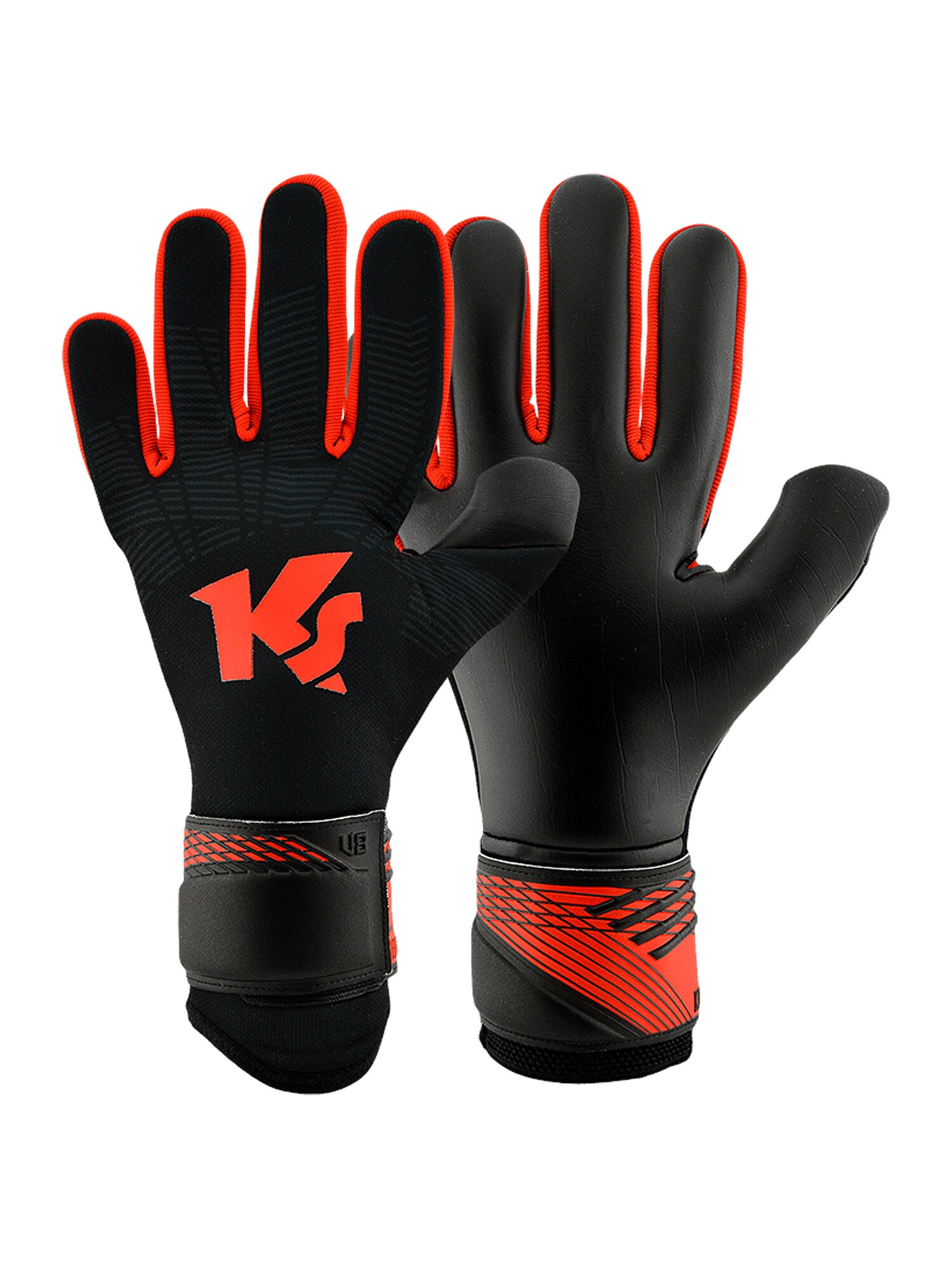 KEEPERsport Mănuși sport  roșu / negru