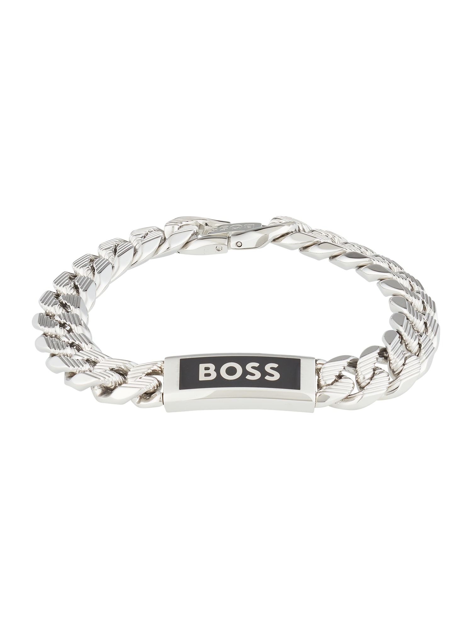 BOSS Karkötő 'KASSY' fekete / ezüst akciós termékkép 1
