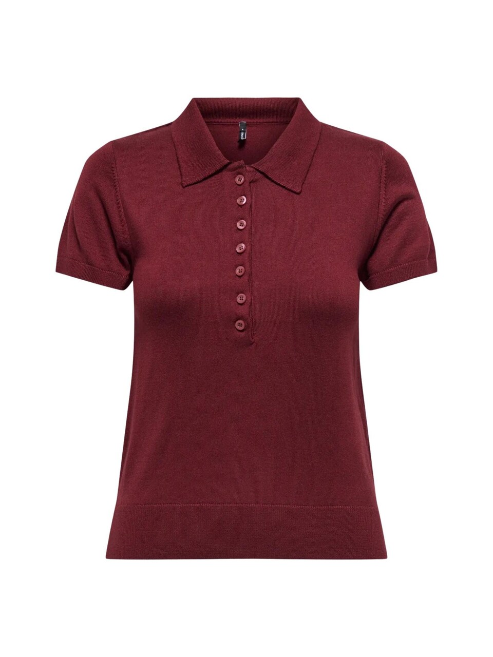 T-shirt 'ONLY ONLCATHERINE SS POLO NECK EX KNT POLO'