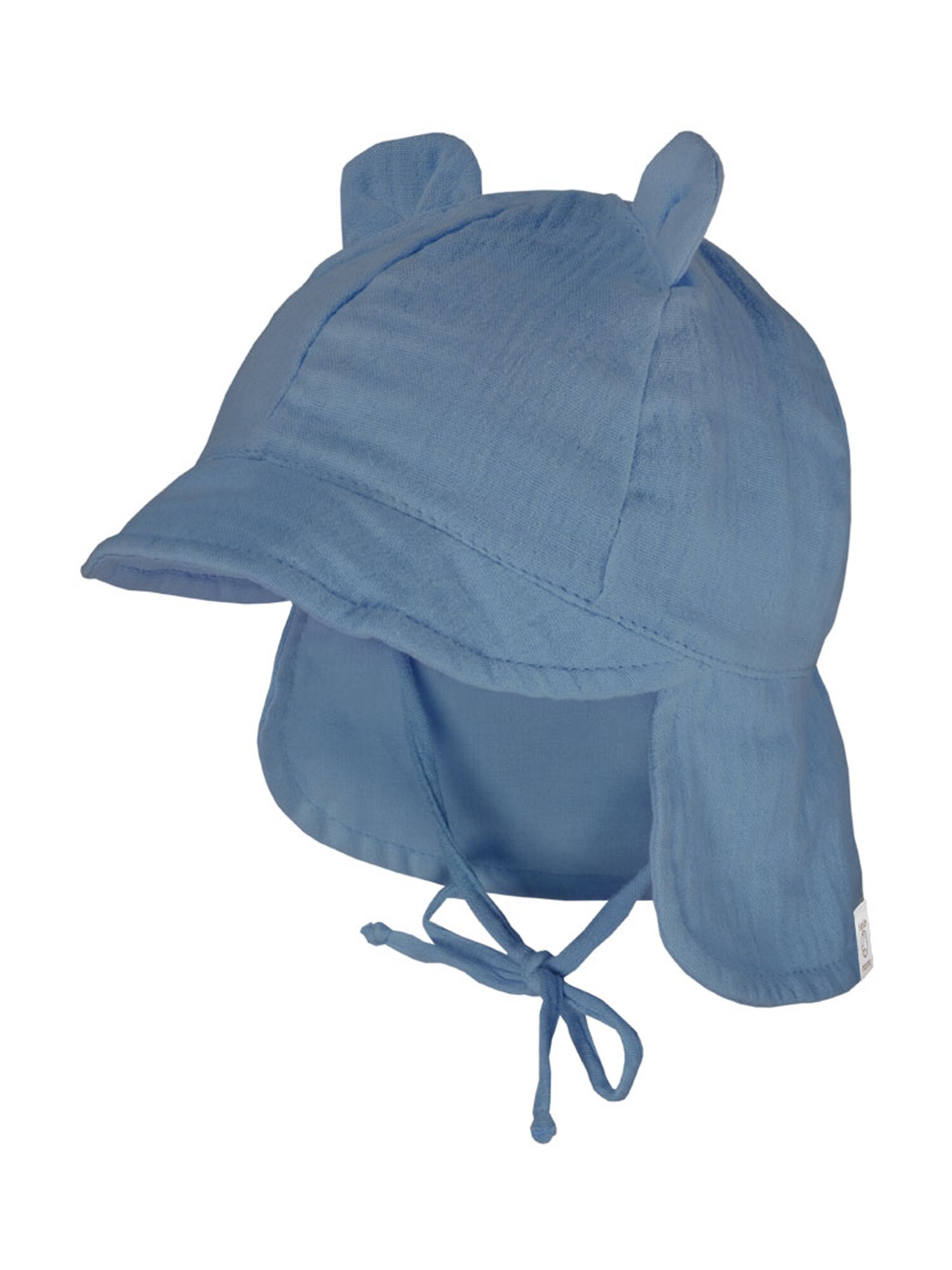 MAXIMO Megzta kepurė tamsiai (džinso) mėlyna