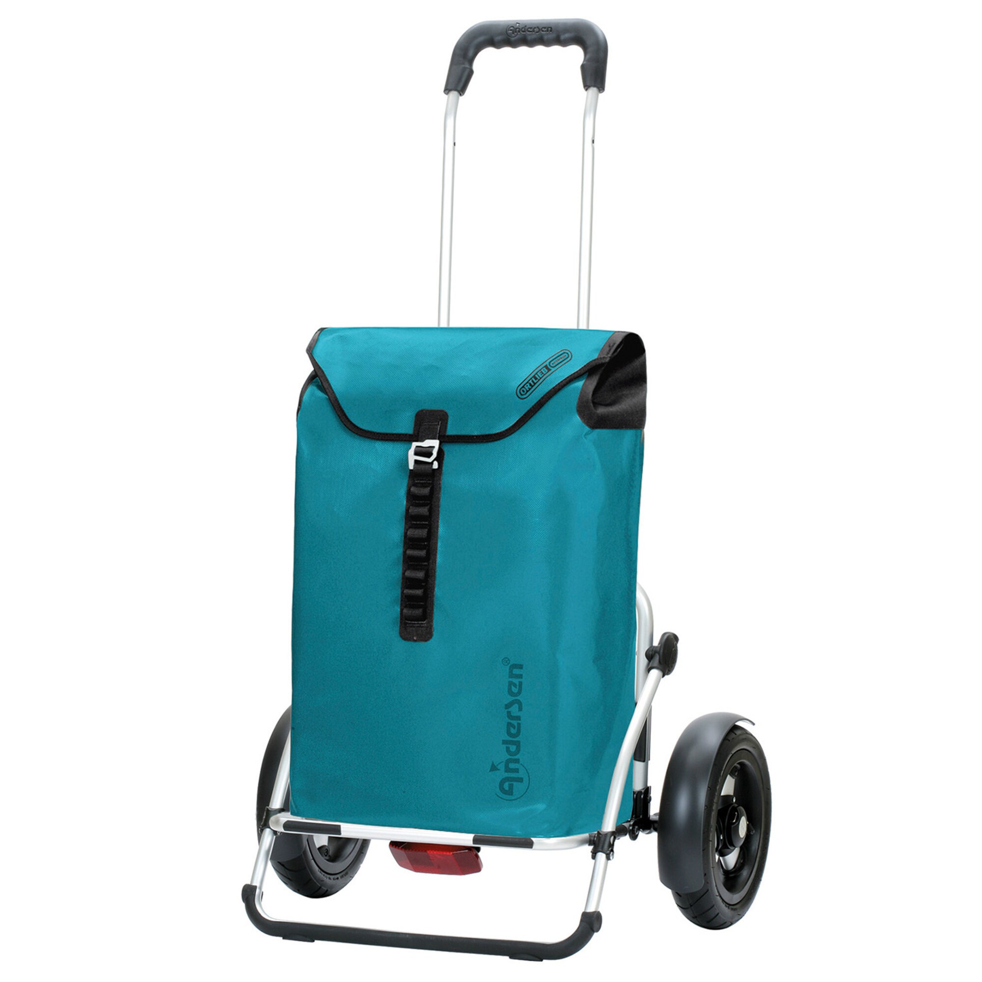 Andersen Shopper Trolley 'Royal'  blu ciano / nero / argento